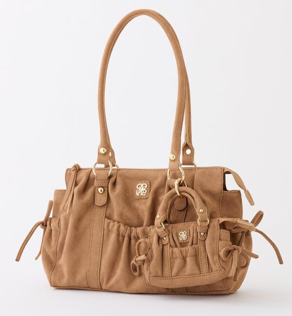  「チャーム付きリボンドロストバッグ」|ショルダー・メッセンジャー|