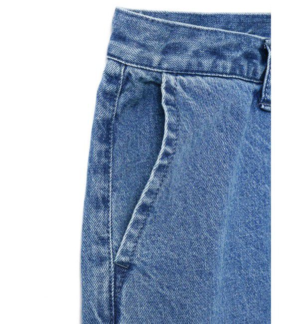 mizuiro ind「mizuiro ind ストレートデニムパンツ」|デニム|