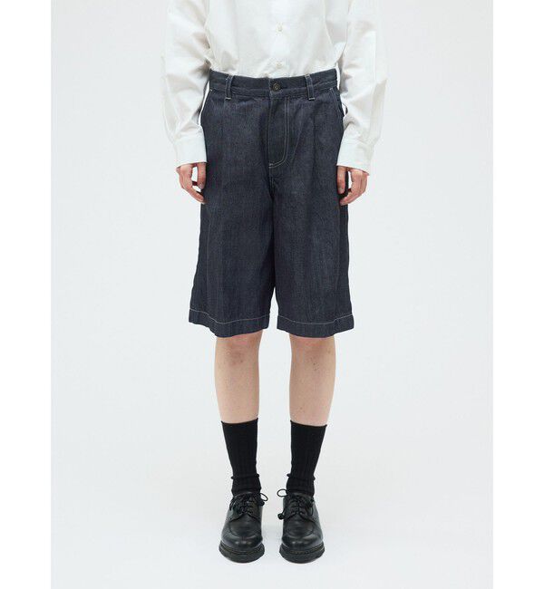 mizuiro ind「mizuiro ind デニムハーフパンツ(ONEWASH)」|その他|