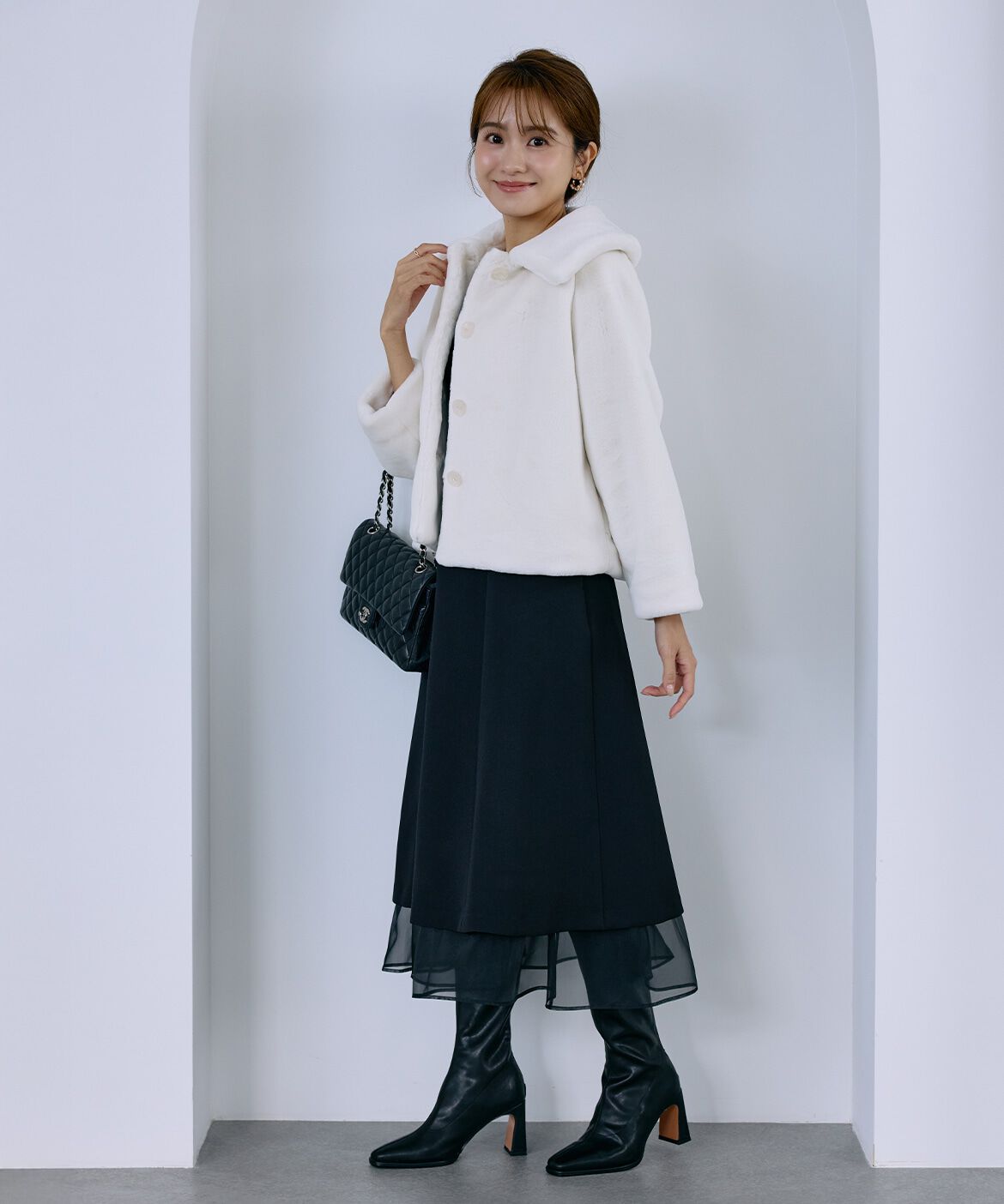 Maglie le cassetto「《曽田茉莉江コラボ》&ldquo;艶めく&rdquo;クラシカルワンピース」|ワンピース|
