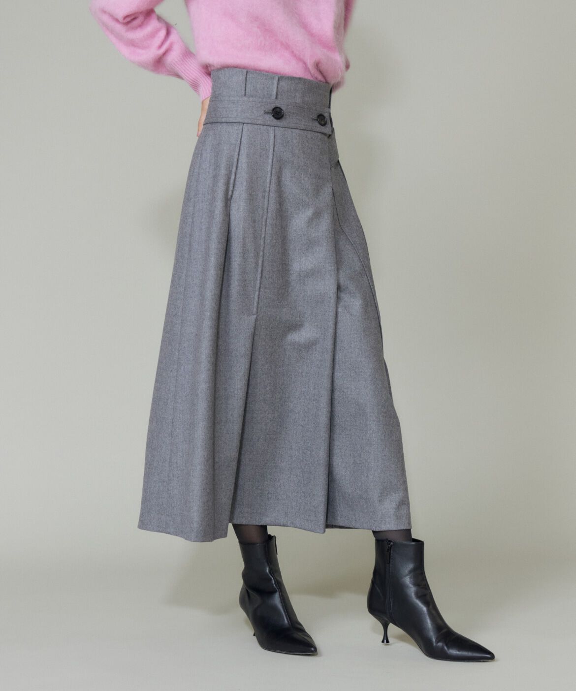 la veille by SUPERIOR CLOSET「《大きいサイズ》ラップ風スカート」|スカート|