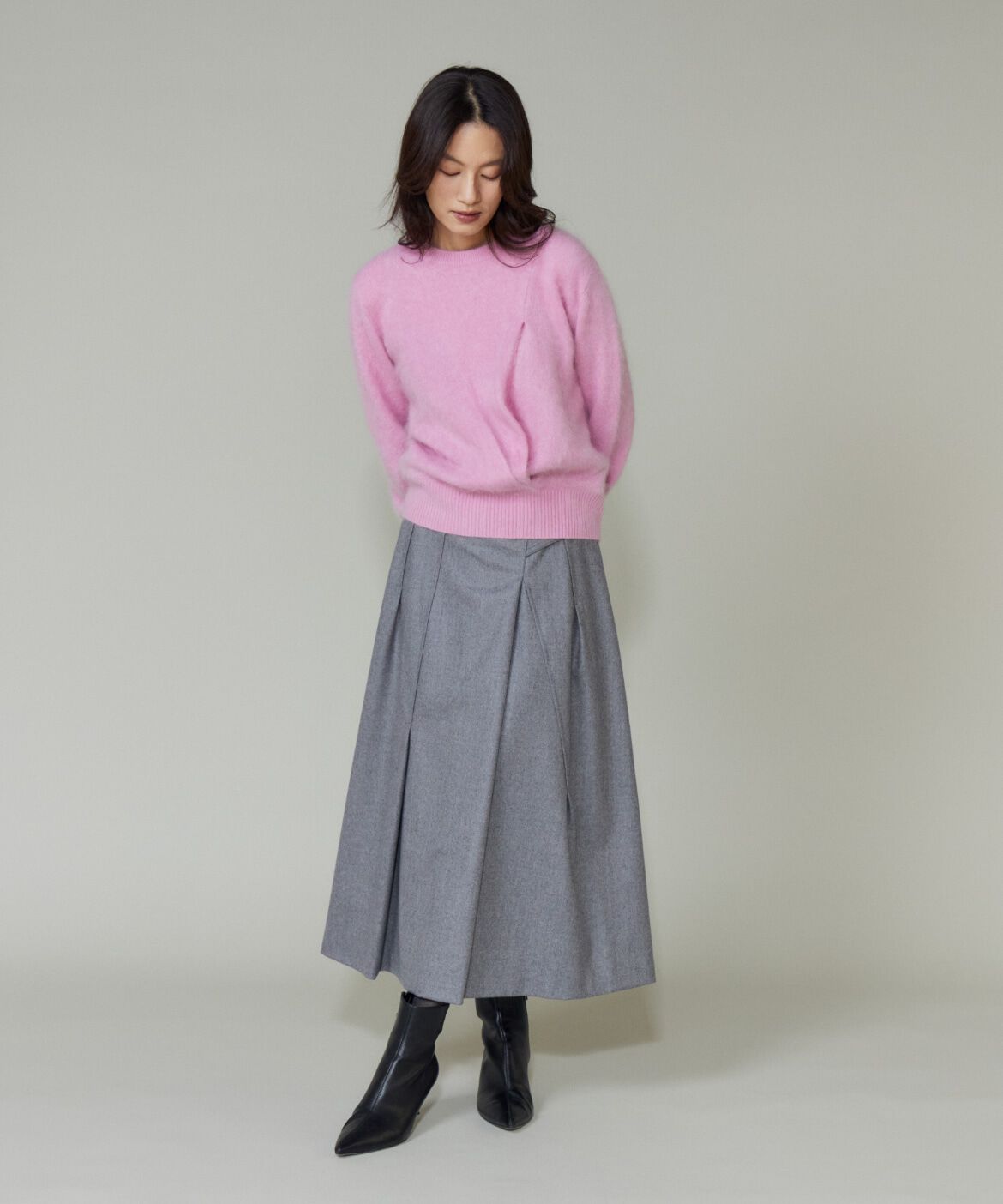 la veille by SUPERIOR CLOSET「《大きいサイズ》ラップ風スカート」|スカート|