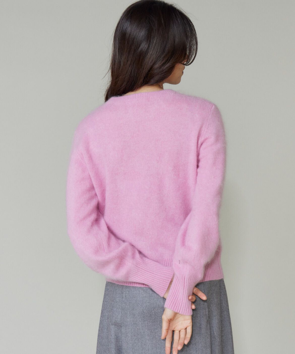 la veille by SUPERIOR CLOSET「《大きいサイズ》カシミヤタックプルオーバー」|ニット・セーター|