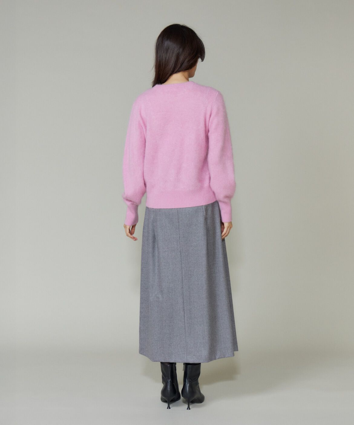 la veille by SUPERIOR CLOSET「《大きいサイズ》カシミヤタックプルオーバー」|ニット・セーター|