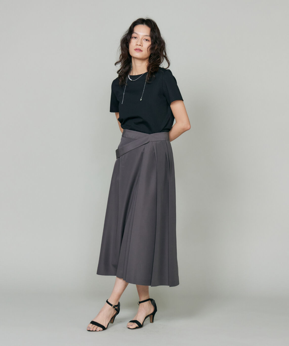 la veille by SUPERIOR CLOSET「ラップライクスカート」|スカート|