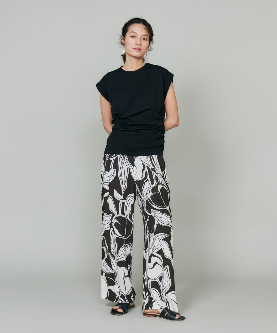 la veille by SUPERIOR CLOSET「ギャザートップス」|シャツ・ブラウス|