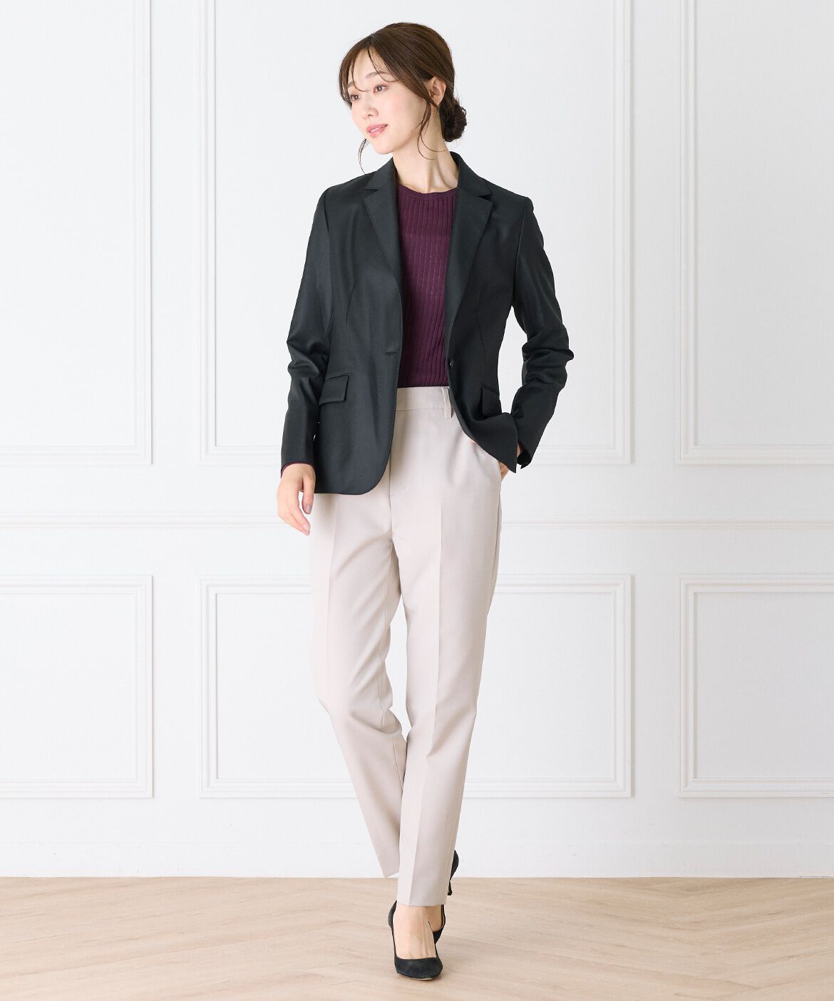 INED「シングルテーラードジャケット《Loro Piana/ロロ・ピアーナ》」|テーラードジャケット|