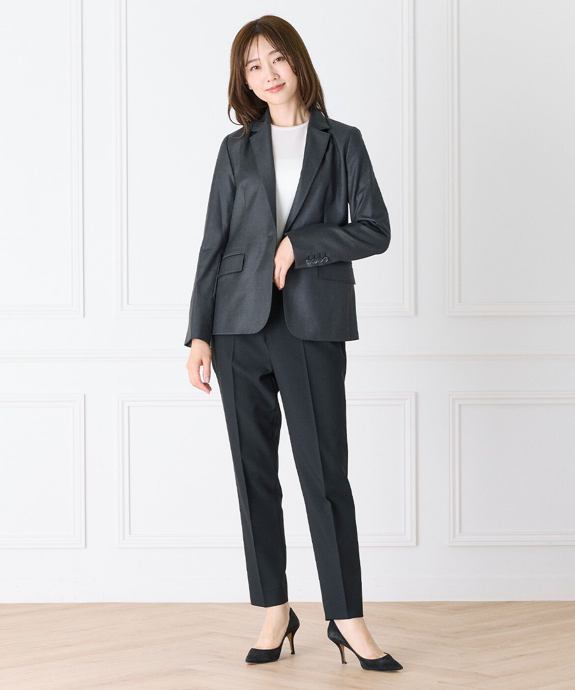 INED「シングルテーラードジャケット《Loro Piana/ロロ・ピアーナ》」|テーラードジャケット|