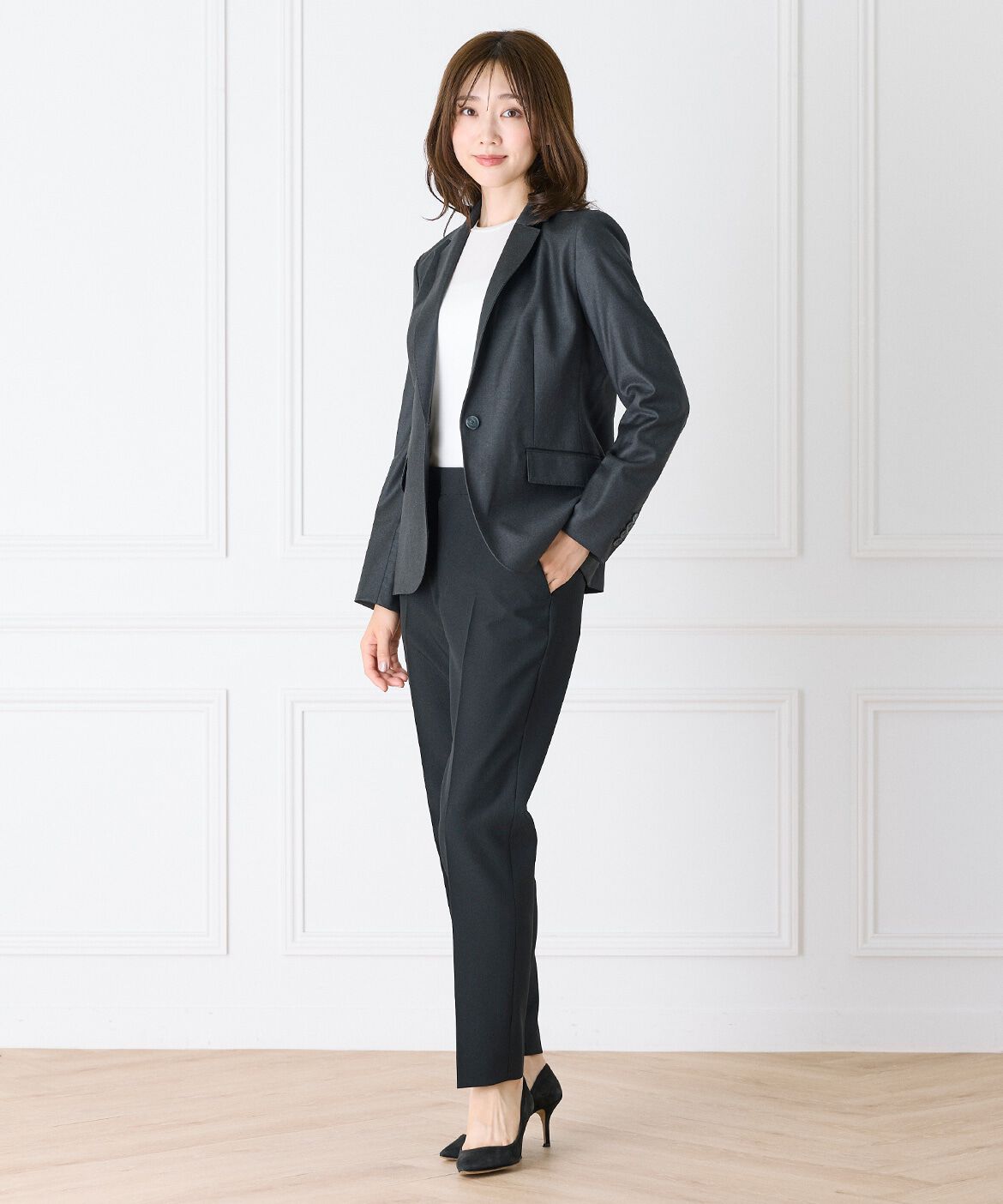 INED「シングルテーラードジャケット《Loro Piana/ロロ・ピアーナ》」|テーラードジャケット|