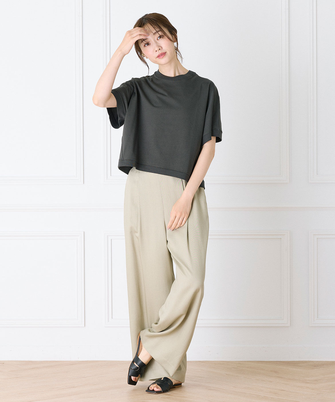 INED「ドルマンスリーブTシャツ」|Tシャツ・カットソー|