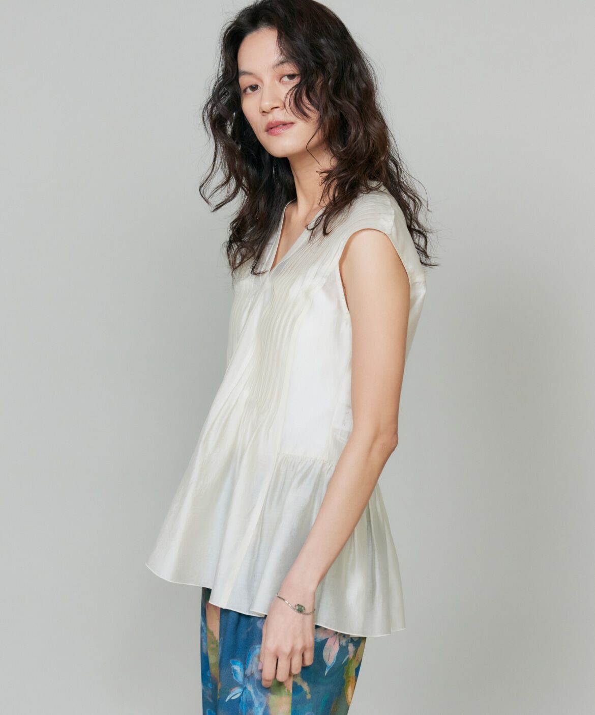 la veille by SUPERIOR CLOSET「《大きいサイズ》ピンタックブラウス」|シャツ・ブラウス|