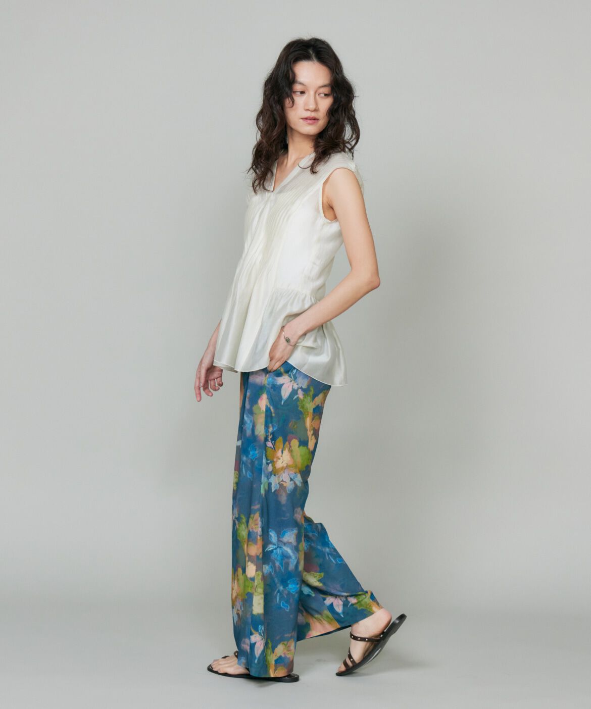 la veille by SUPERIOR CLOSET「《大きいサイズ》ピンタックブラウス」|シャツ・ブラウス|