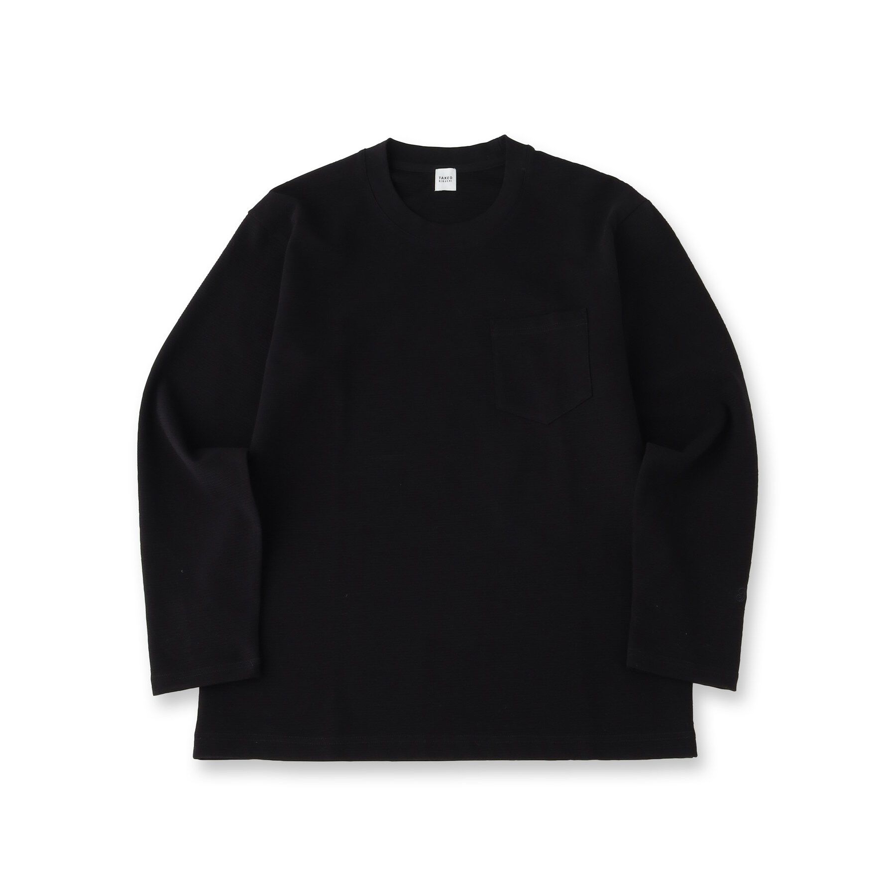 TAKEO KIKUCHI「2重編みガーター ボーダー 長袖 Tシャツ」|Tシャツ・カットソー|