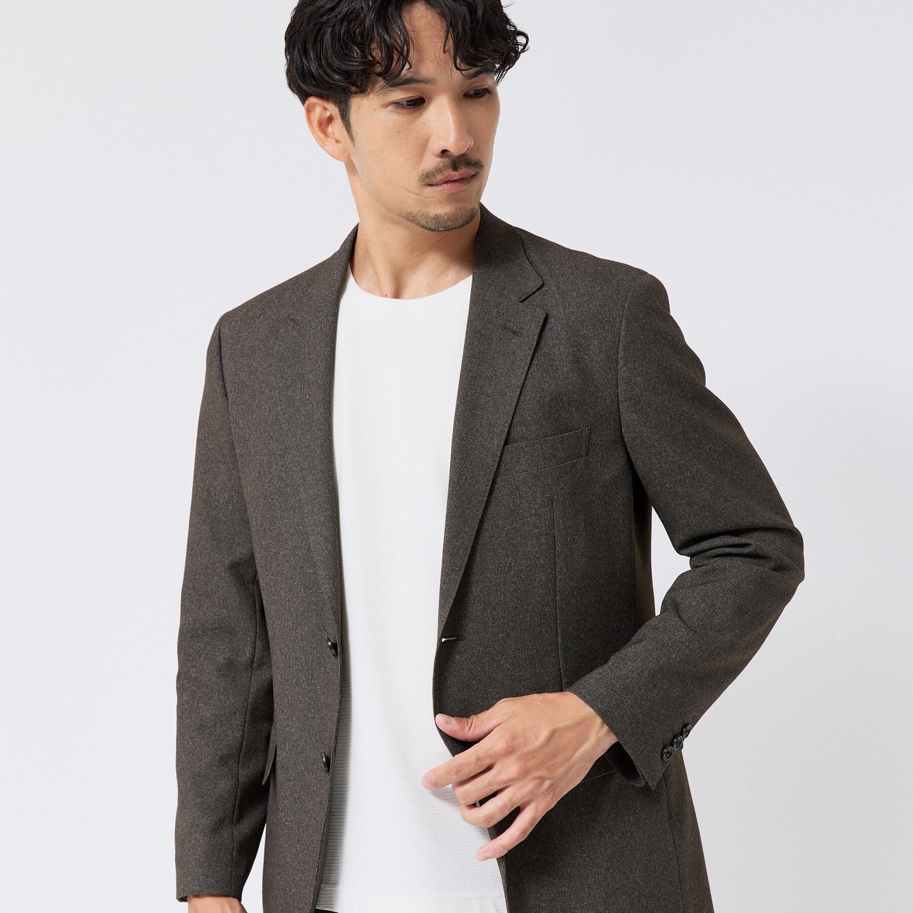 TAKEO KIKUCHI「2重編みガーター ボーダー 長袖 Tシャツ」|Tシャツ・カットソー|