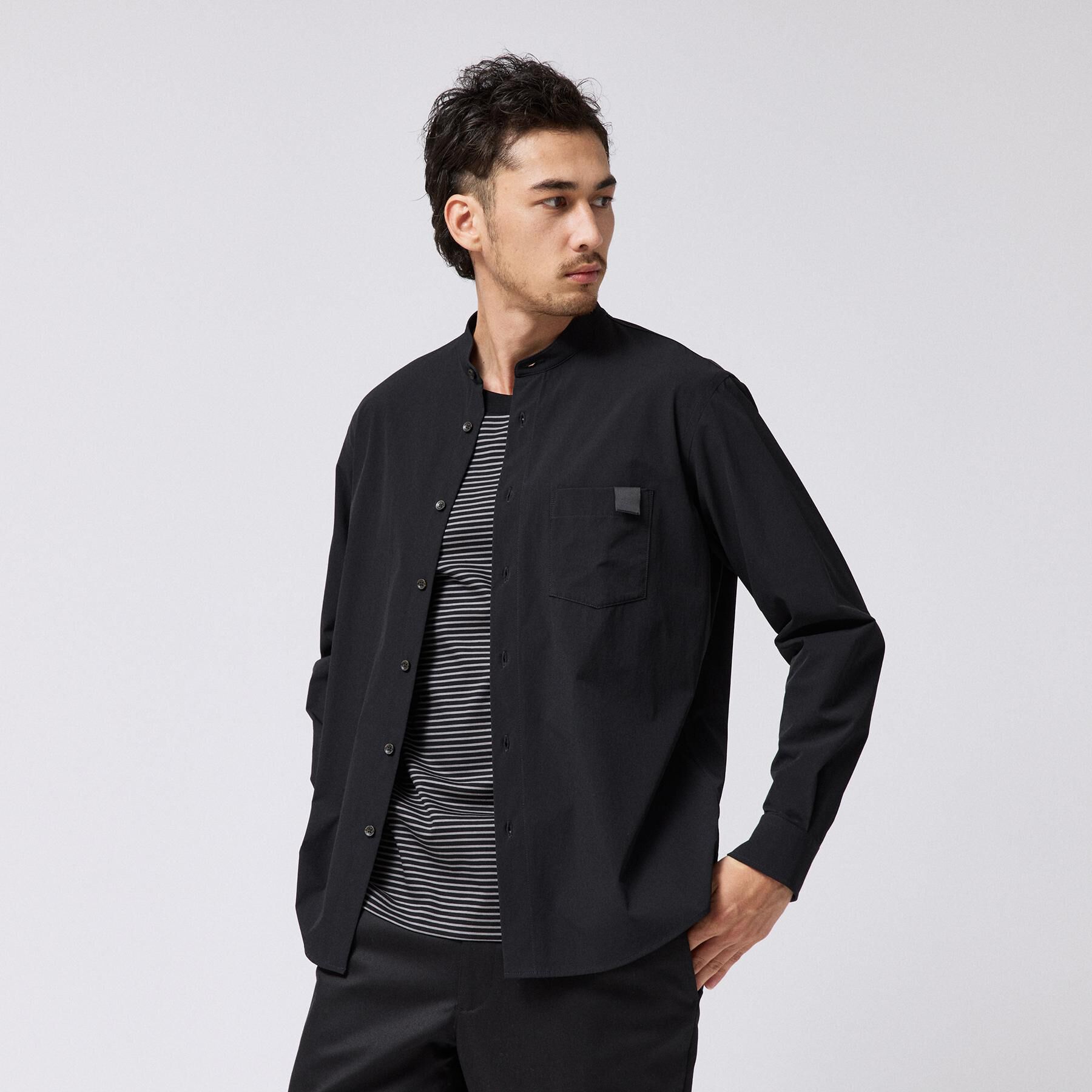 TAKEO KIKUCHI「シルケット ボーダー 長袖 Tシャツ」|Tシャツ・カットソー|