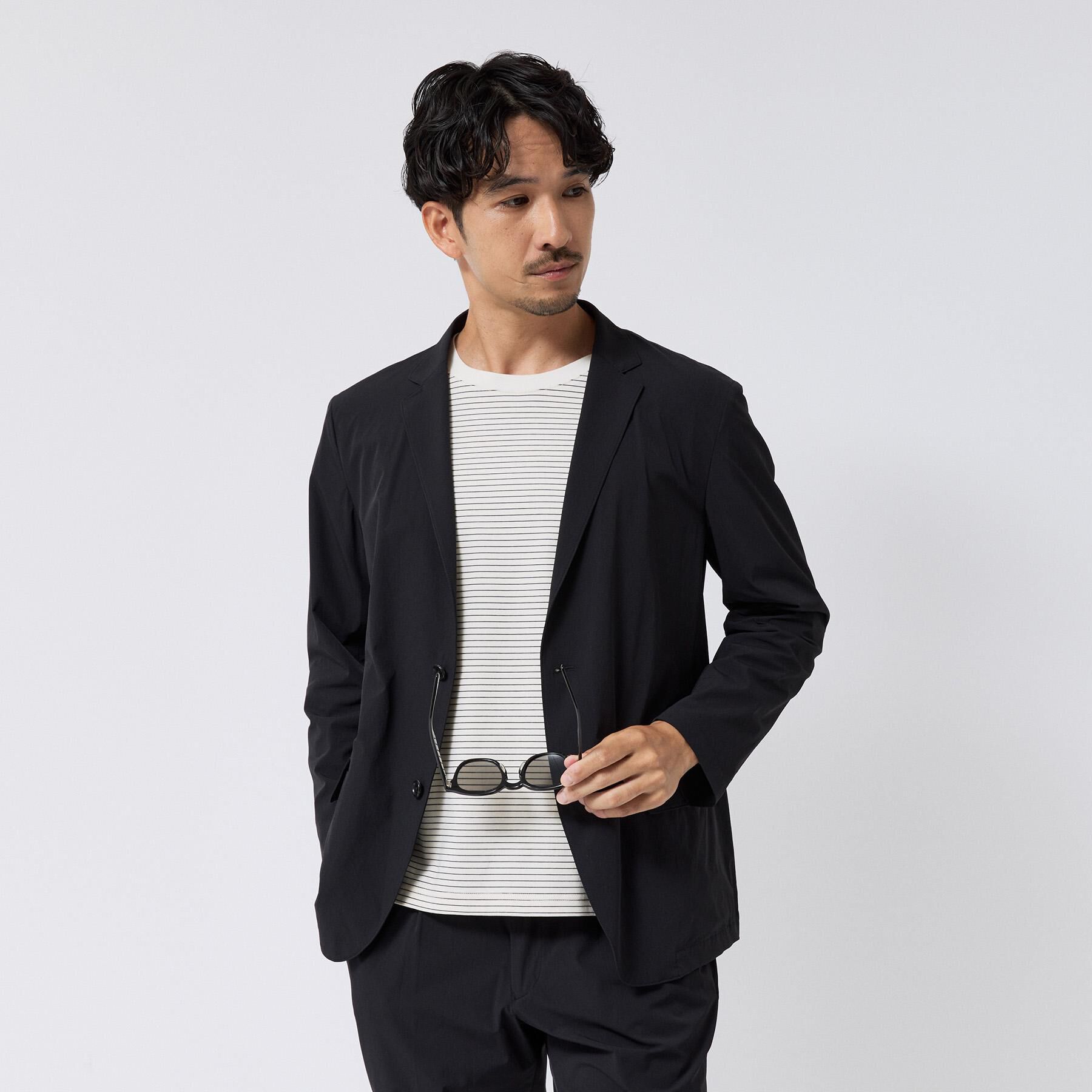 TAKEO KIKUCHI「シルケット ボーダー 長袖 Tシャツ」|Tシャツ・カットソー|