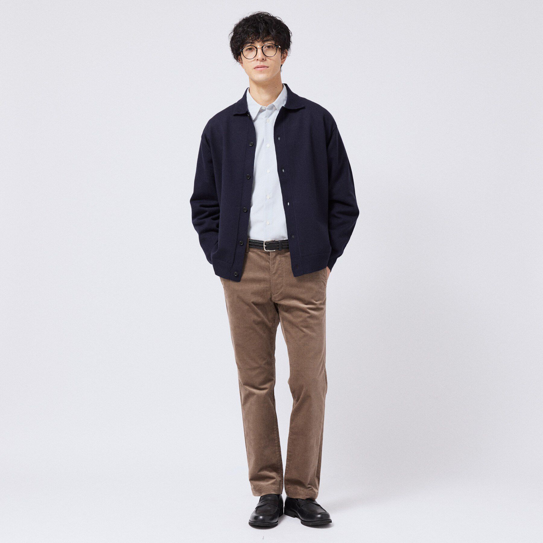 TAKEO KIKUCHI「ニット シャツ カーディガン」|ニット・セーター|