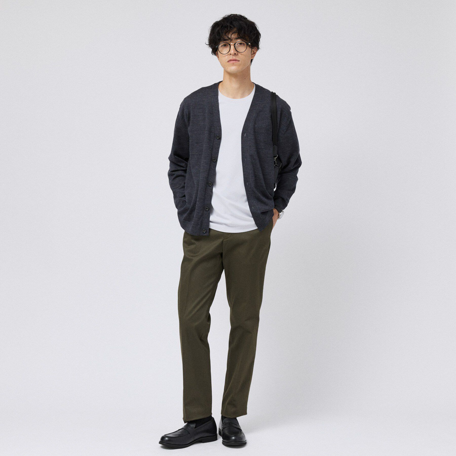 TAKEO KIKUCHI「アンチピリング ニット カーディガン」|カーディガン|