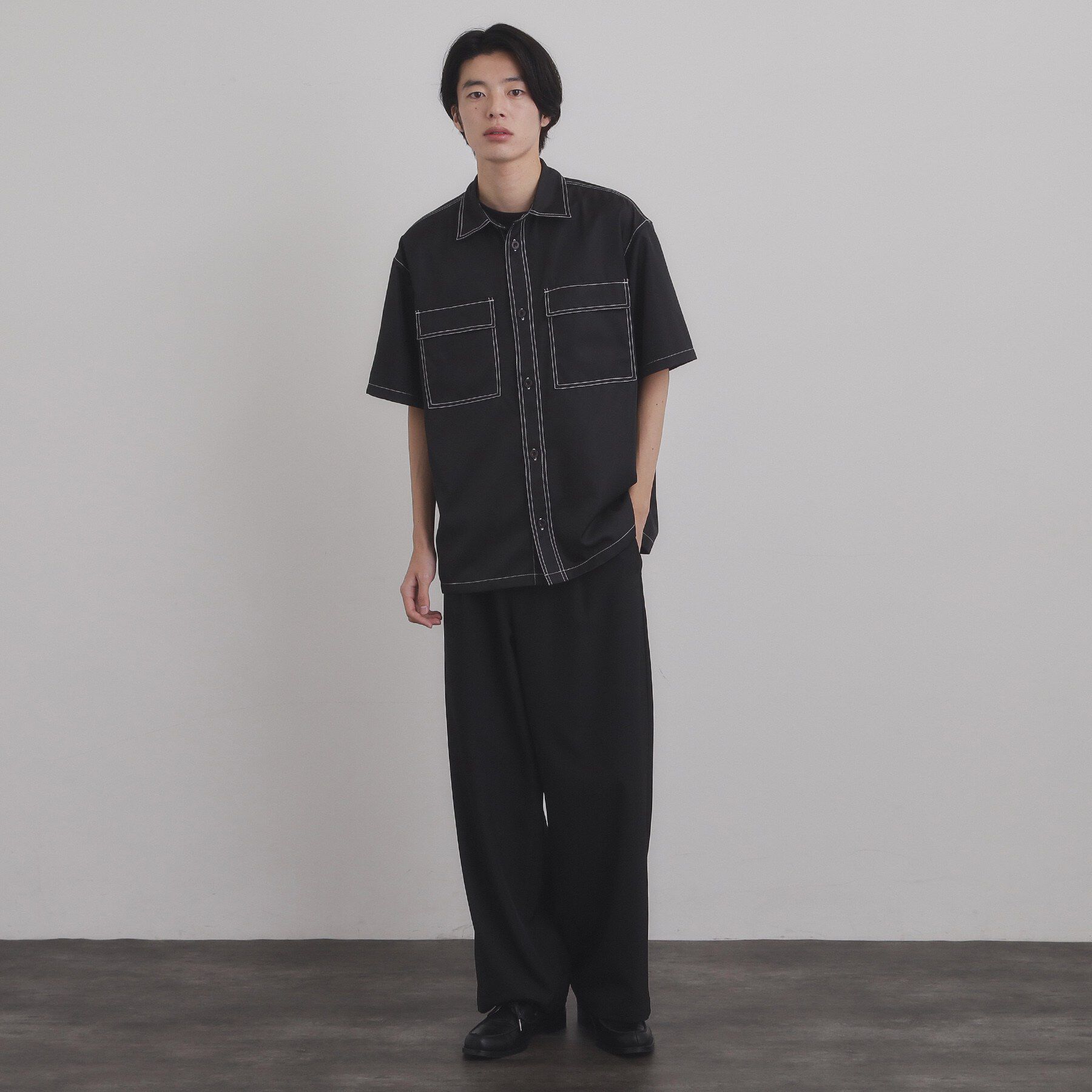 tk.TAKEO KIKUCHI「配色ステッチシャツ」|シャツ・ブラウス|