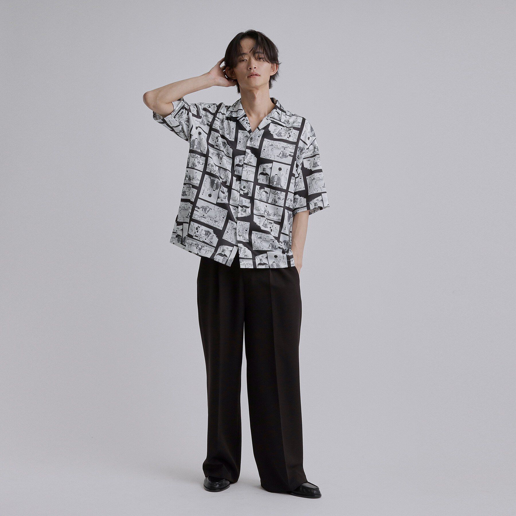 tk.TAKEO KIKUCHI「【エバース&times;tk．TAKEO KIKUCHI】コラボレーション2WAYシャツ」|シャツ・ブラウス|
