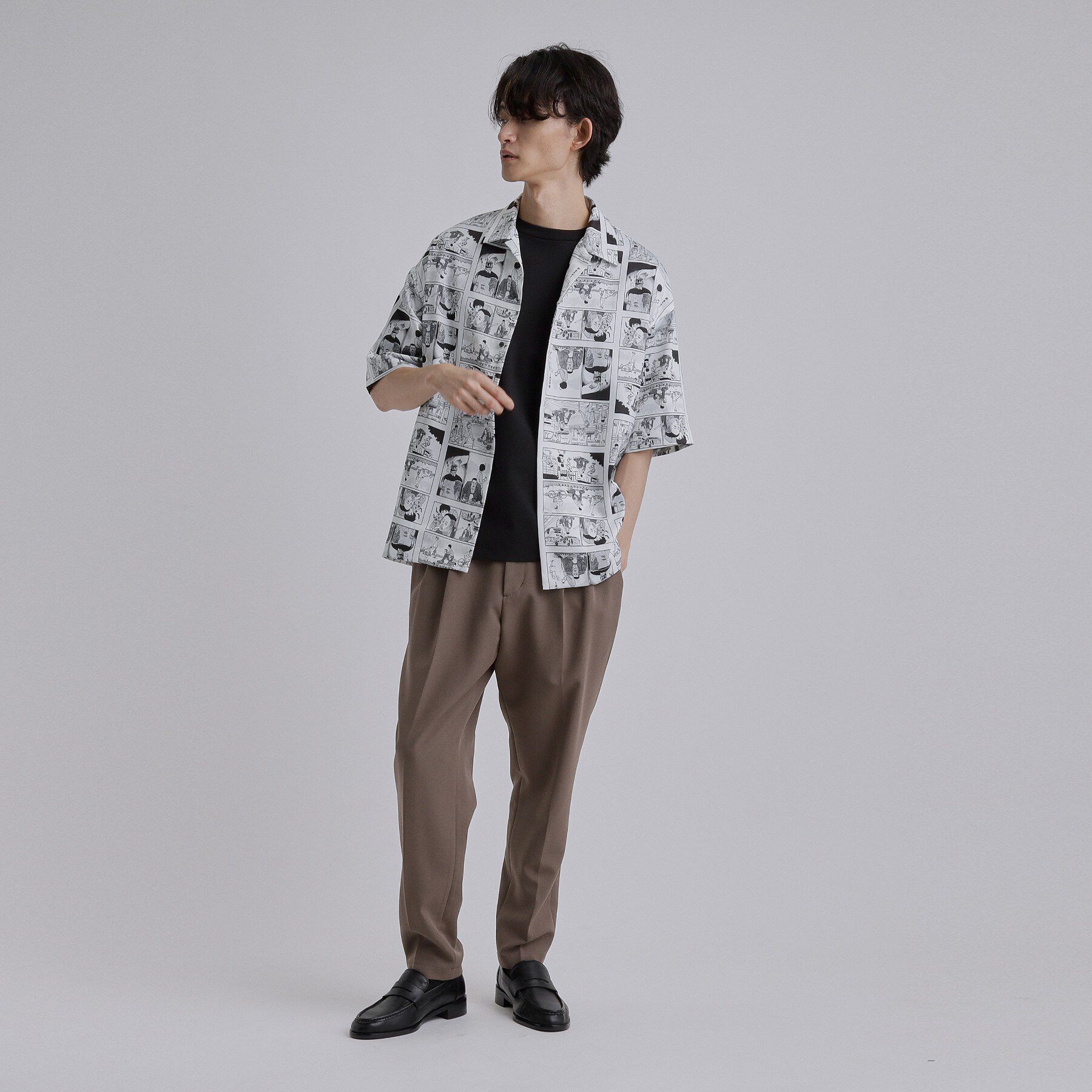 tk.TAKEO KIKUCHI「【エバース&times;tk．TAKEO KIKUCHI】コラボレーション2WAYシャツ」|シャツ・ブラウス|