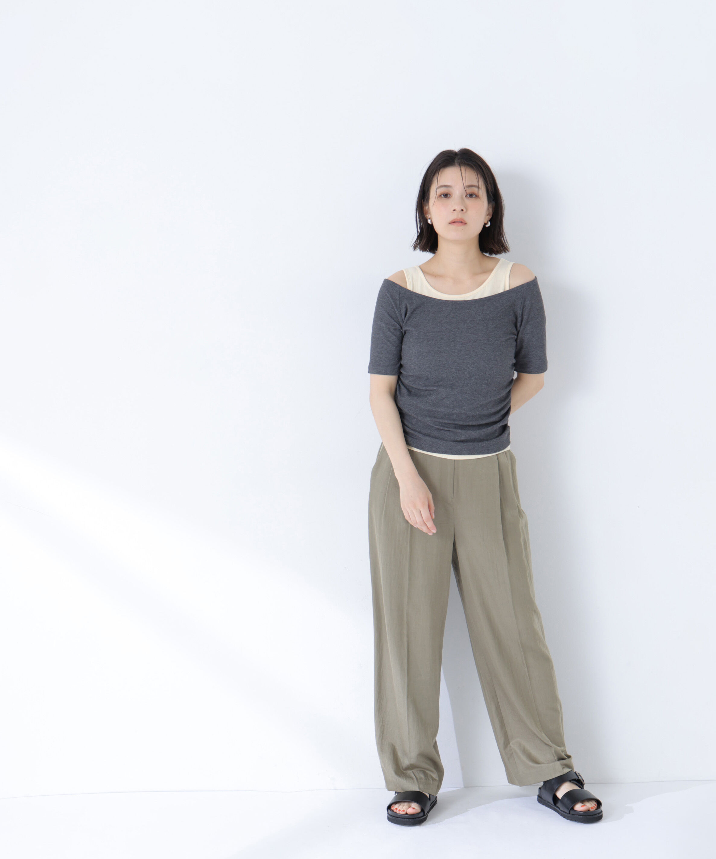  「レイヤードライクカットソー」|Tシャツ・カットソー|