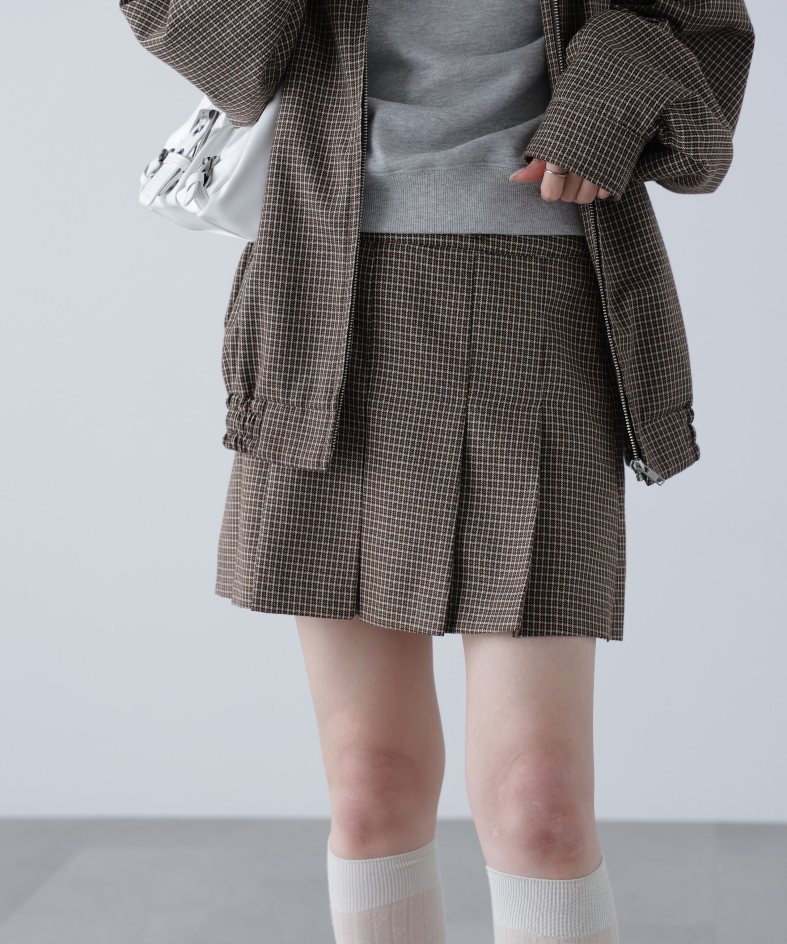  「〈セットアップ対応〉プリーツミニスカート」|スカート|
