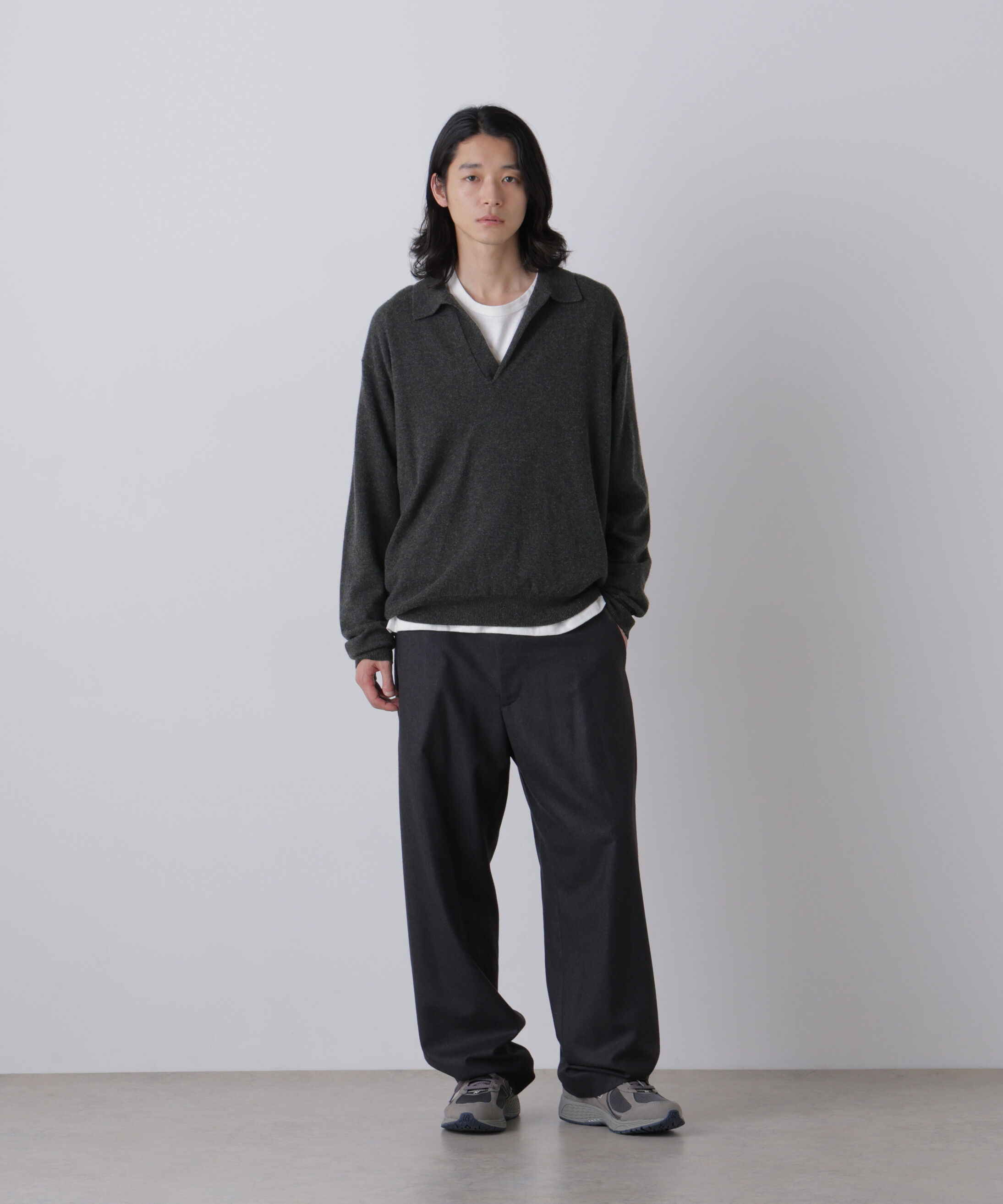 YLEVE 「YLEVE / CASHMERE KNIT SKIPPER PULLOVER」|ニット・セーター|