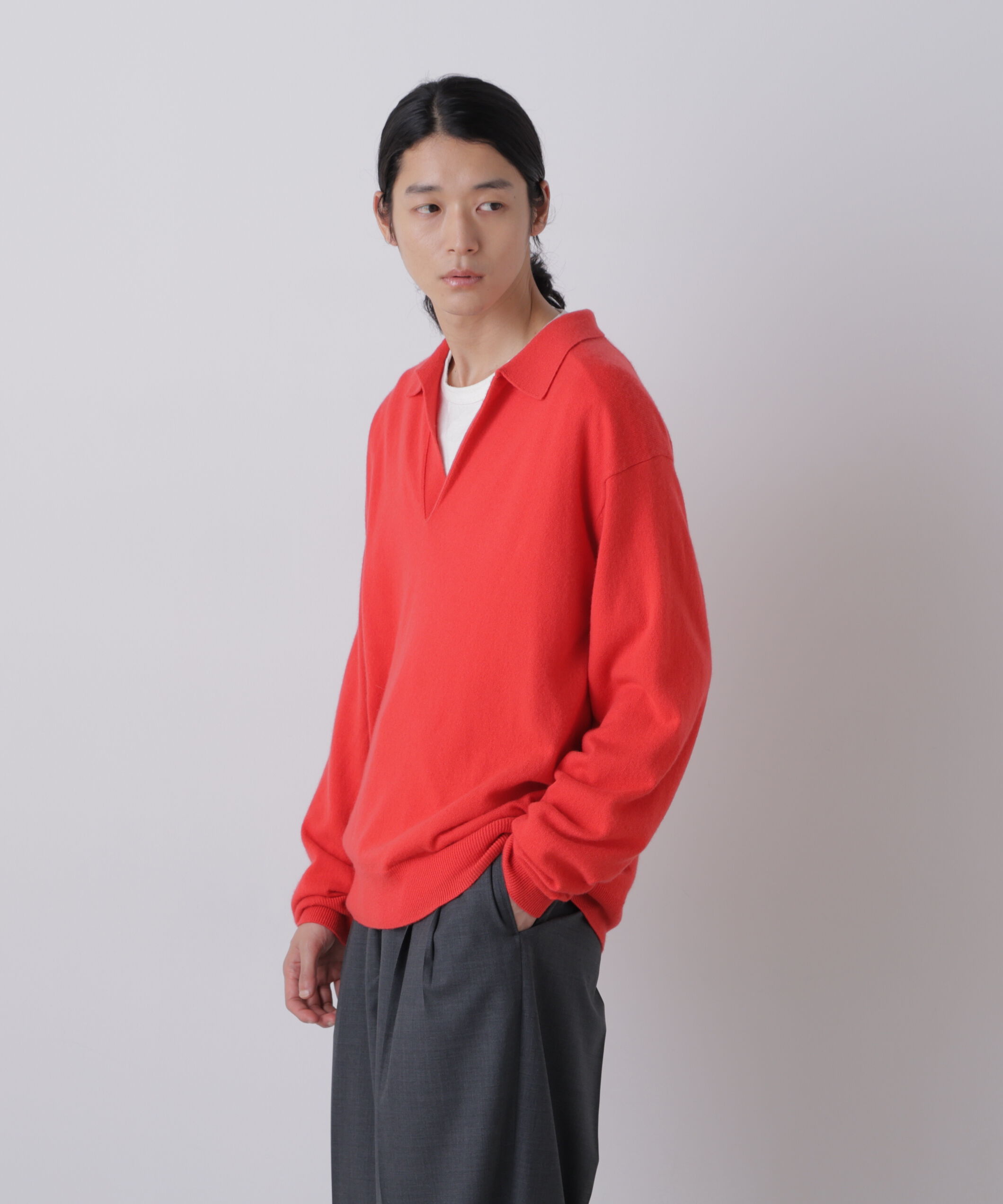 YLEVE 「YLEVE / CASHMERE KNIT SKIPPER PULLOVER」|ニット・セーター|