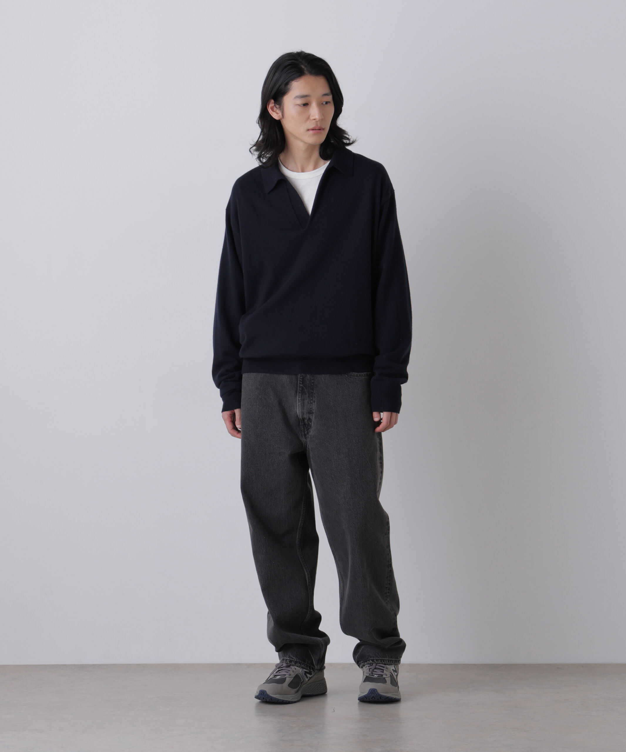 YLEVE 「YLEVE / CASHMERE KNIT SKIPPER PULLOVER」|ニット・セーター|
