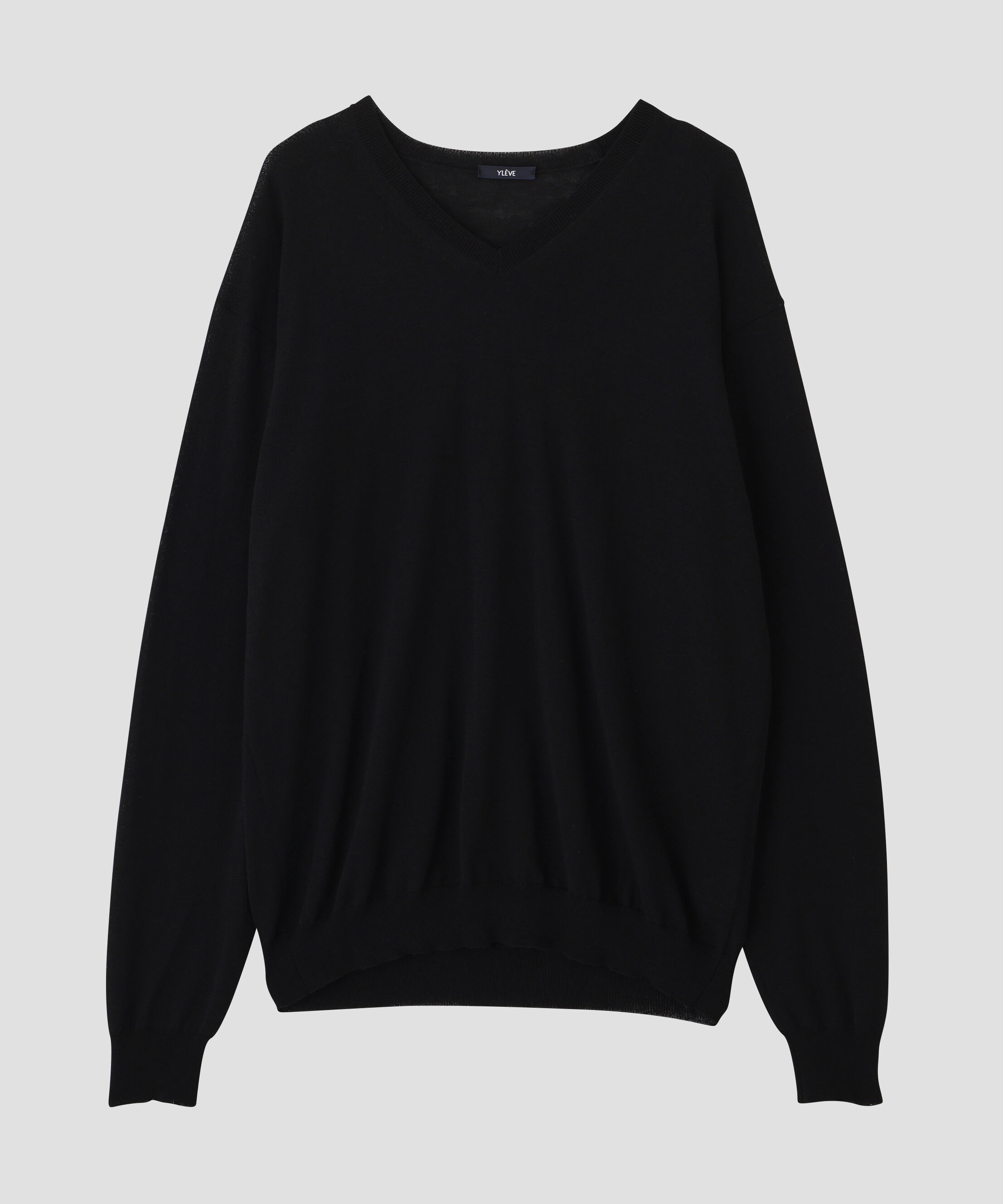 YLEVE 「YLEVE / HIGH TWIST FINE WOOL V-NECK PULLOVER」|ニット・セーター|