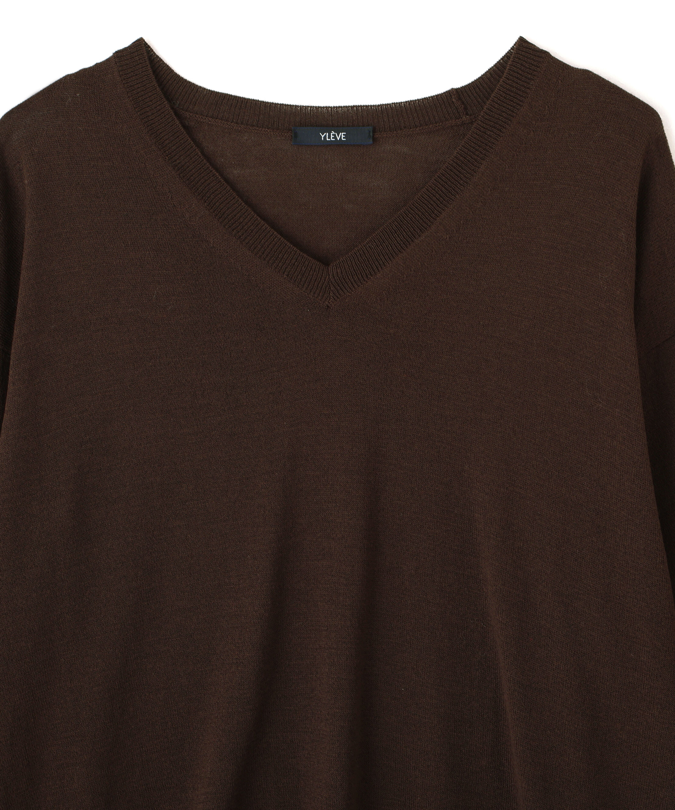 YLEVE 「YLEVE / HIGH TWIST FINE WOOL V-NECK PULLOVER」|ニット・セーター|