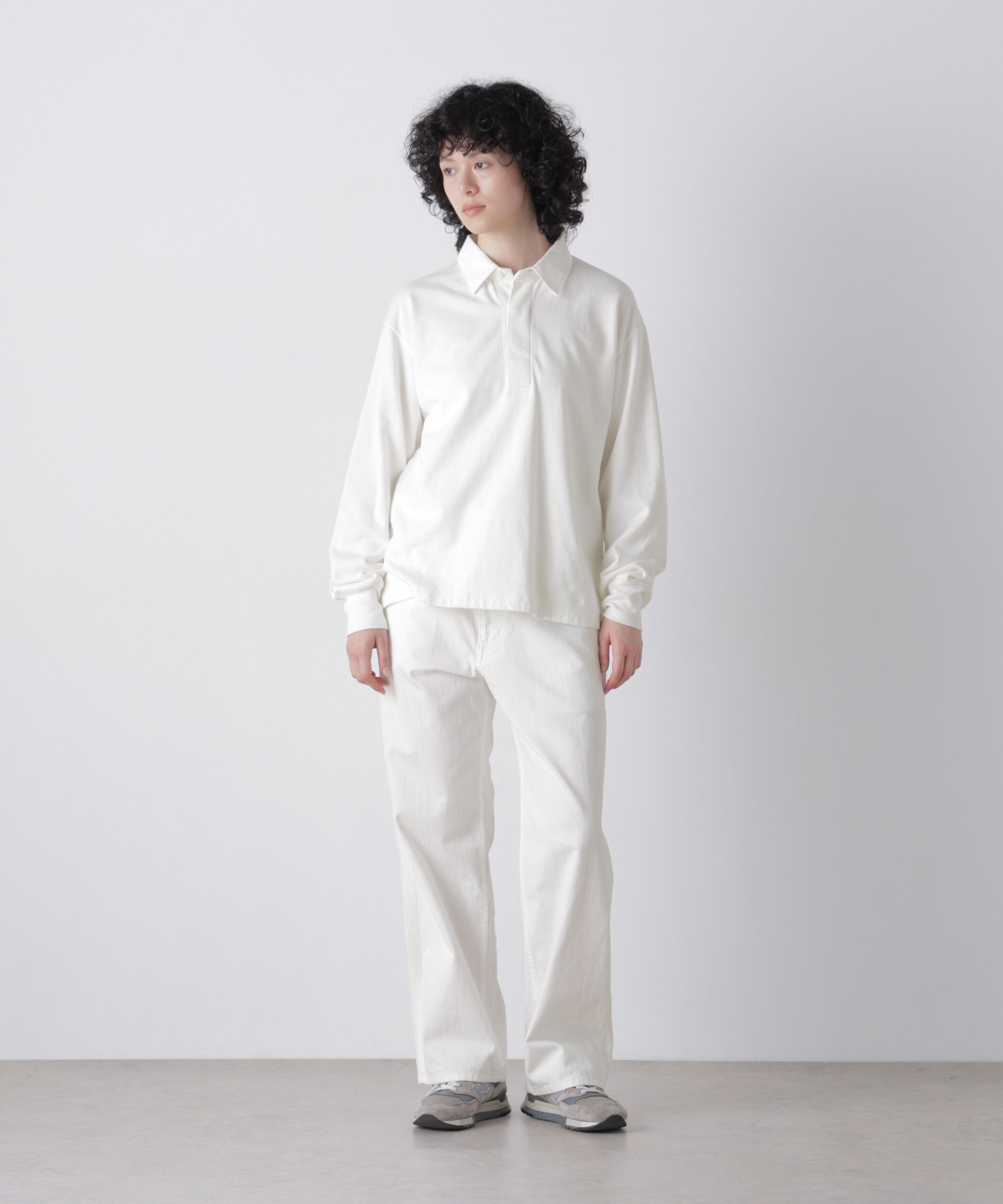 YLEVE 「Ｙ /  [UNISEX] ORGANIC COTTON LIGHT DENIM PAINTER PANTS」|その他|ホワイト
