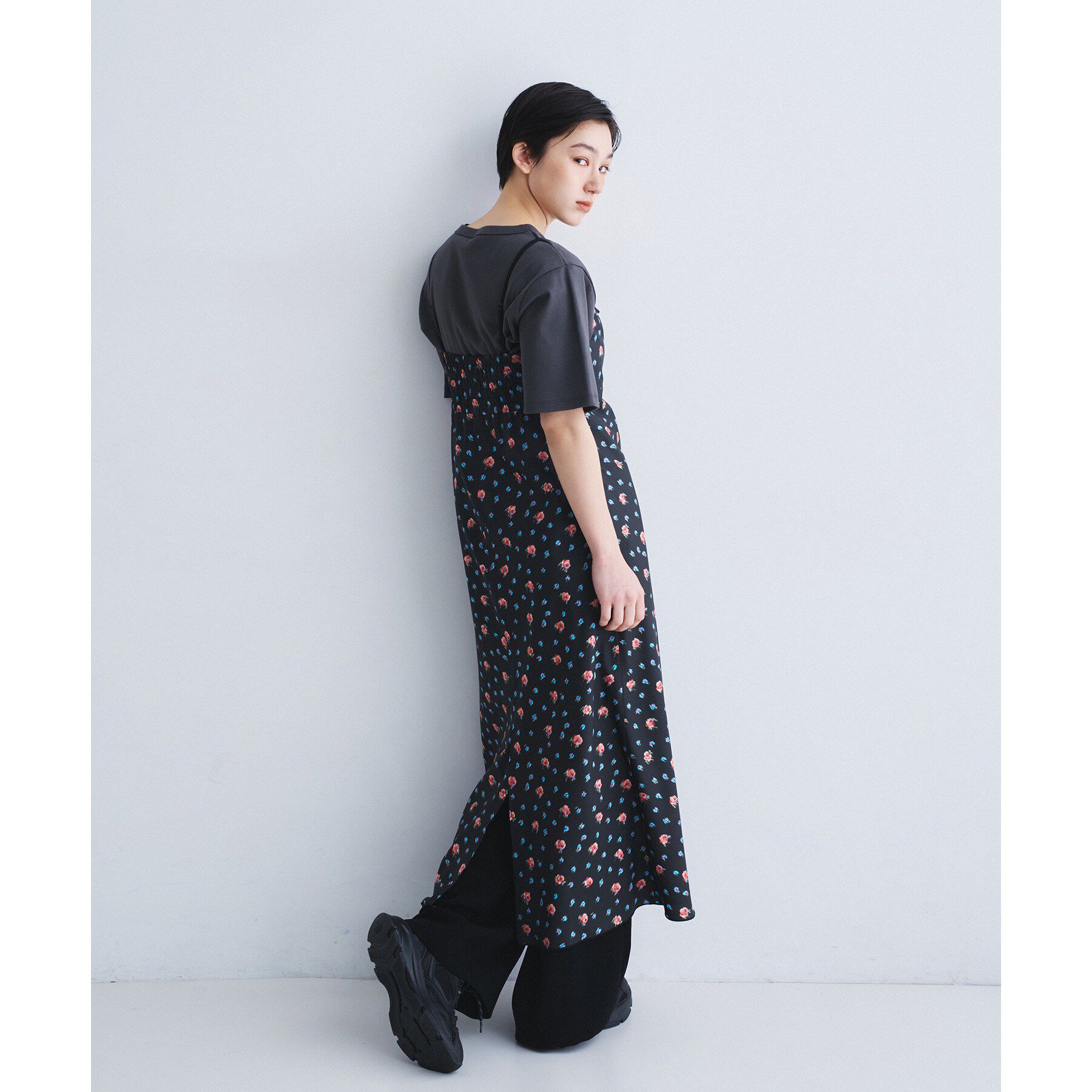 CODE A「flower cami dress」|ワンピース|