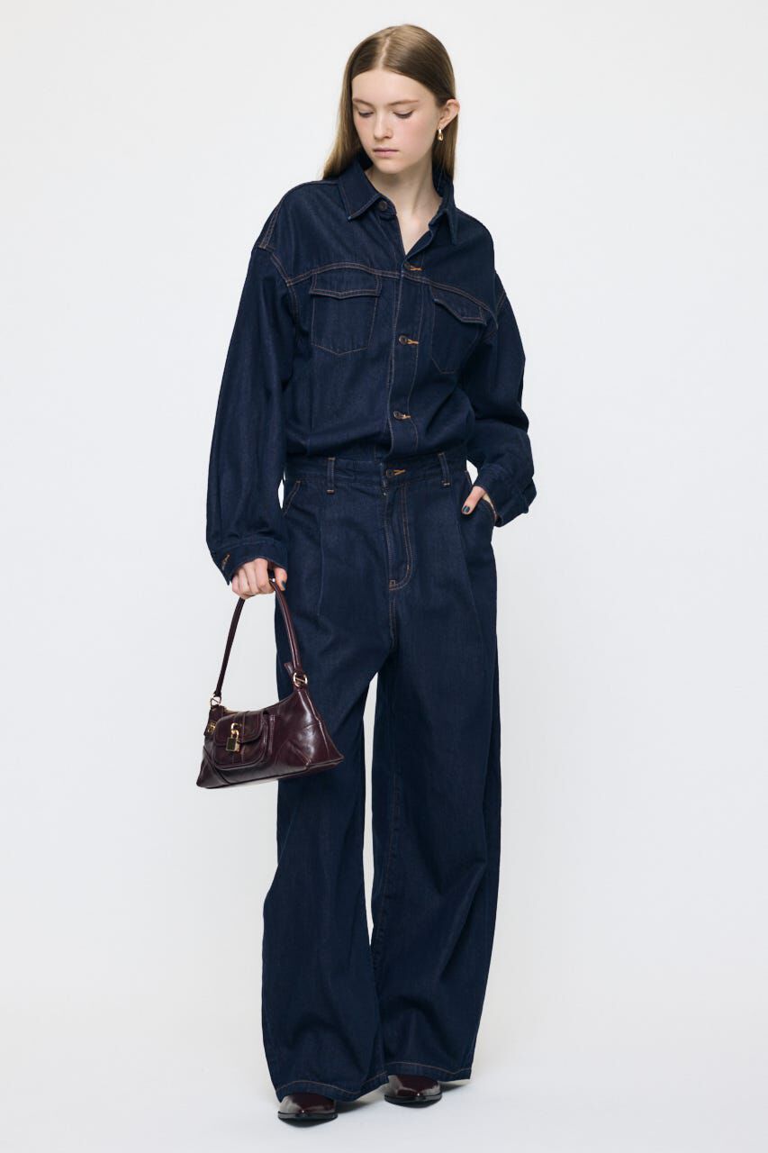 MOUSSY「TUCKED DENIM ジャンプスーツ」|その他|