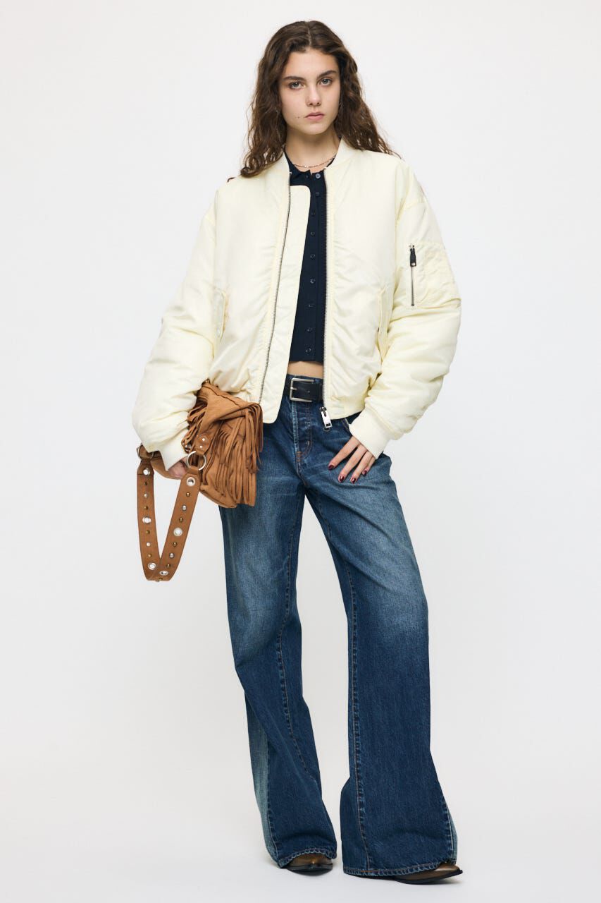 MOUSSY「GATHER NYLON MA-1」|ブルゾン・スタジャン|