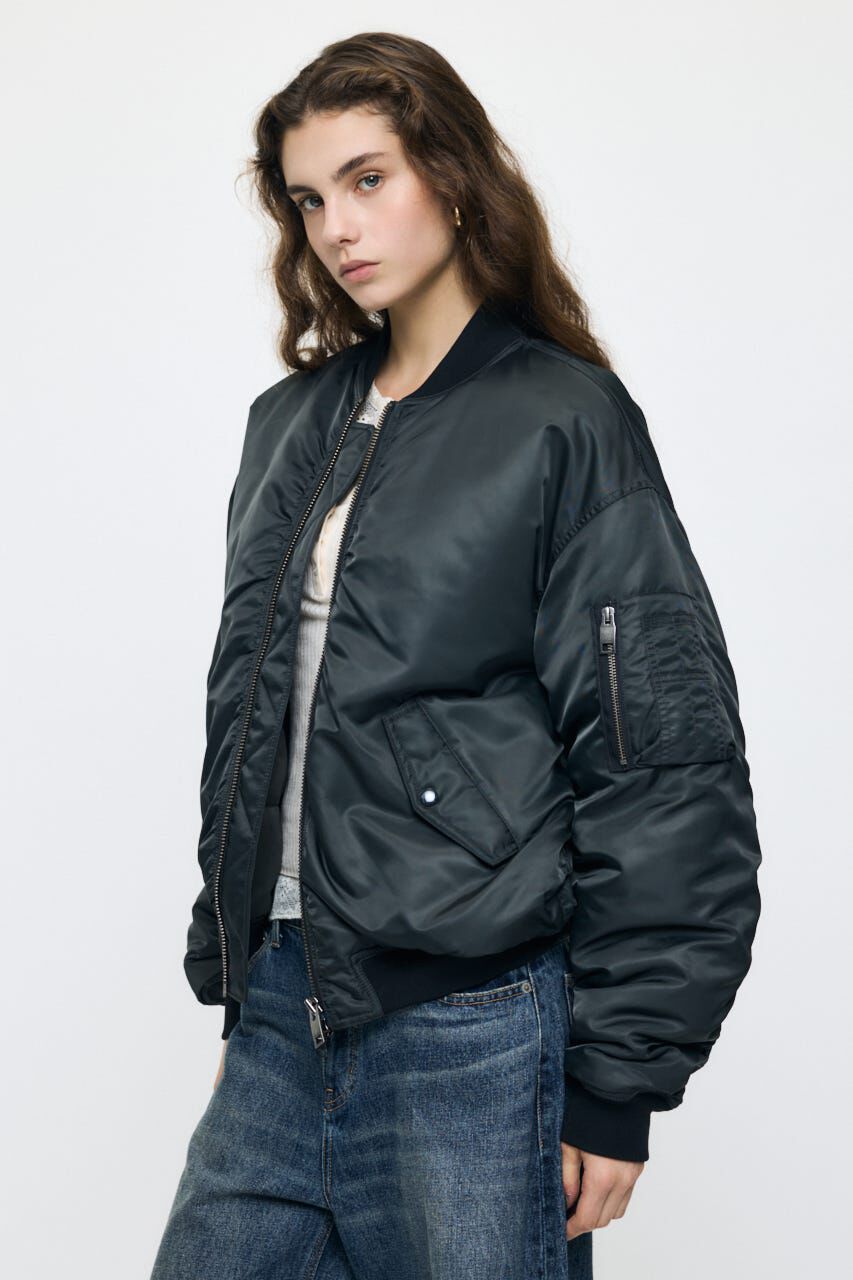 MOUSSY「GATHER NYLON MA-1」|ブルゾン・スタジャン|