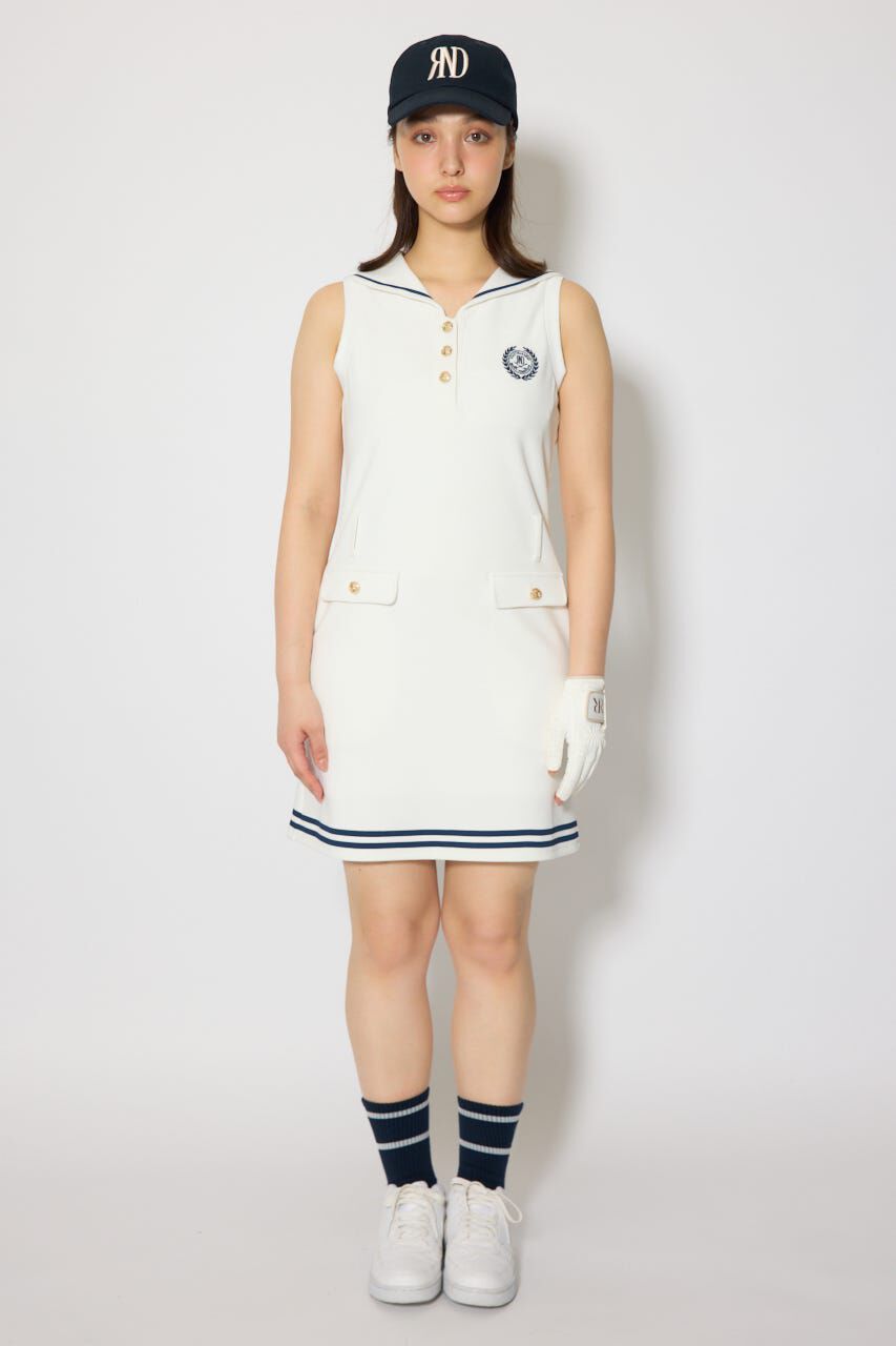 rienda「セーラーカラーカットワンピース」|ワンピース|