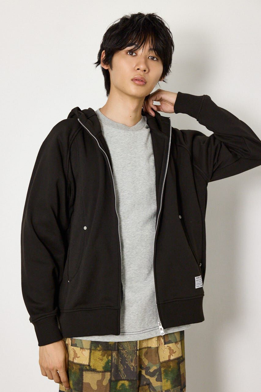 RODEO CROWNS「(UNISEX)SHARE スタンドネックジップパーカー」|パーカー|