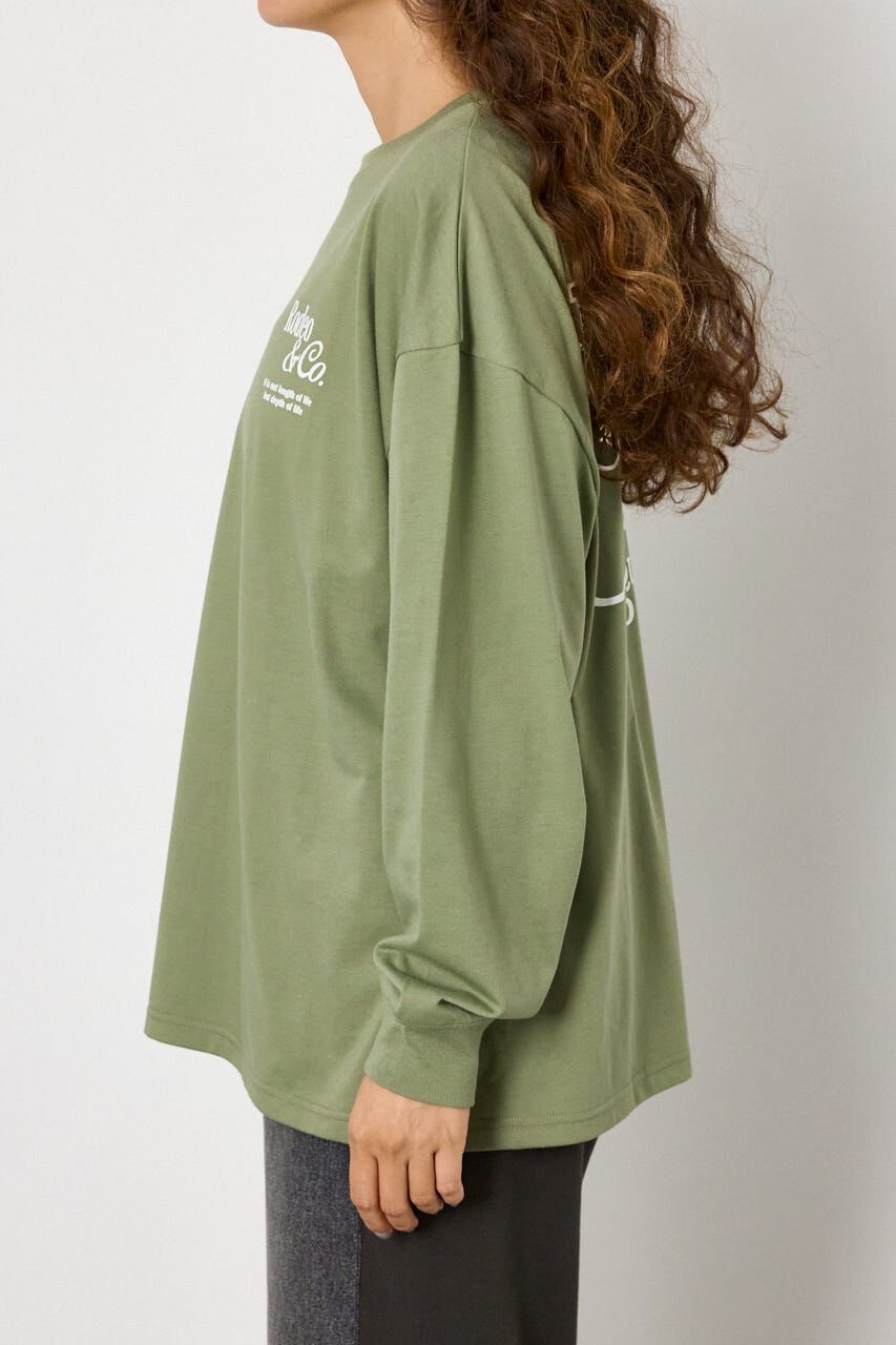 RODEO CROWNS「ホットフィットスタッズロゴロングTシャツ」|Tシャツ・カットソー|