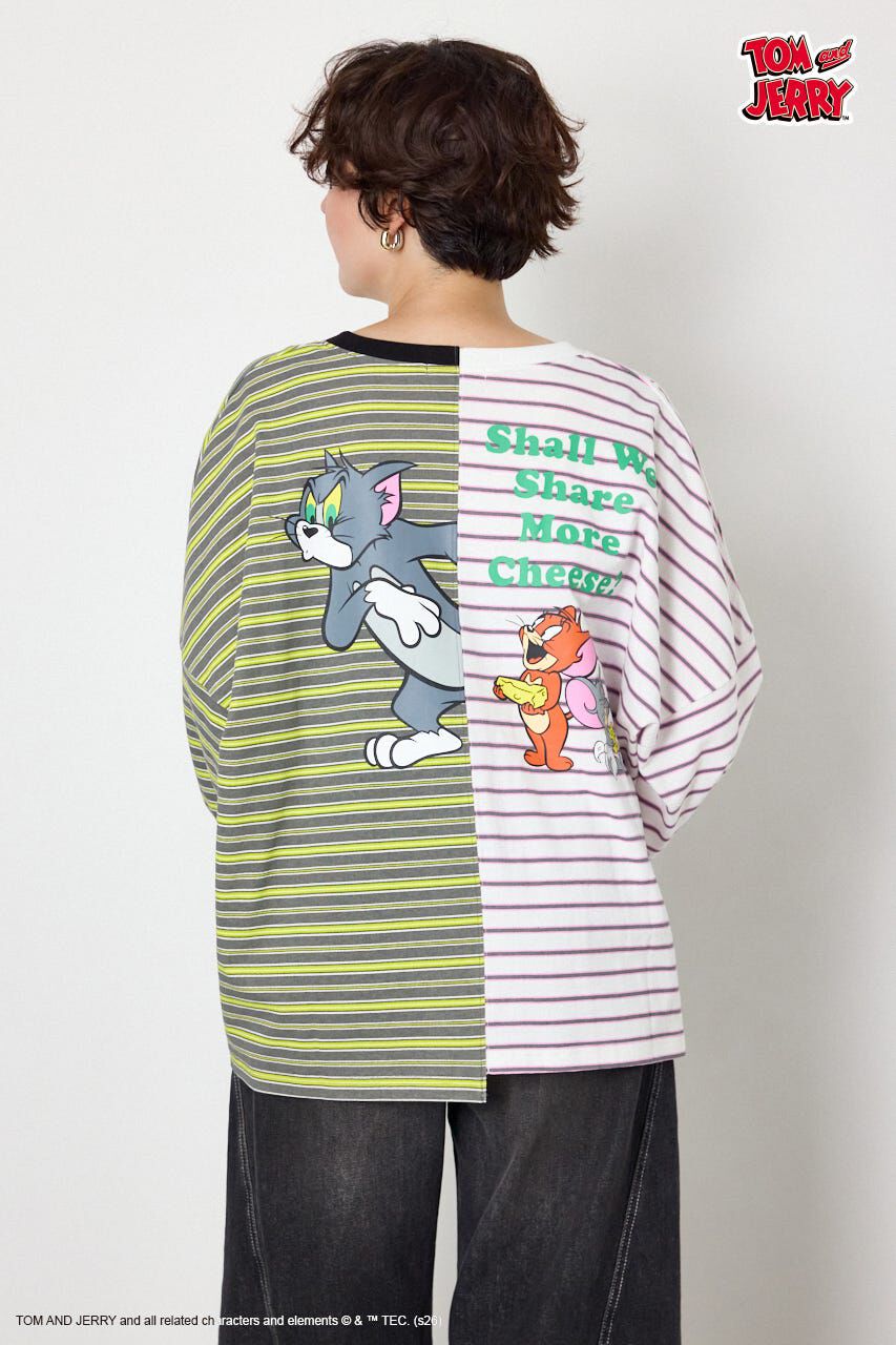 RODEO CROWNS「(TOM and JERRY)カスタムボーダーロンTEE」|Tシャツ・カットソー|
