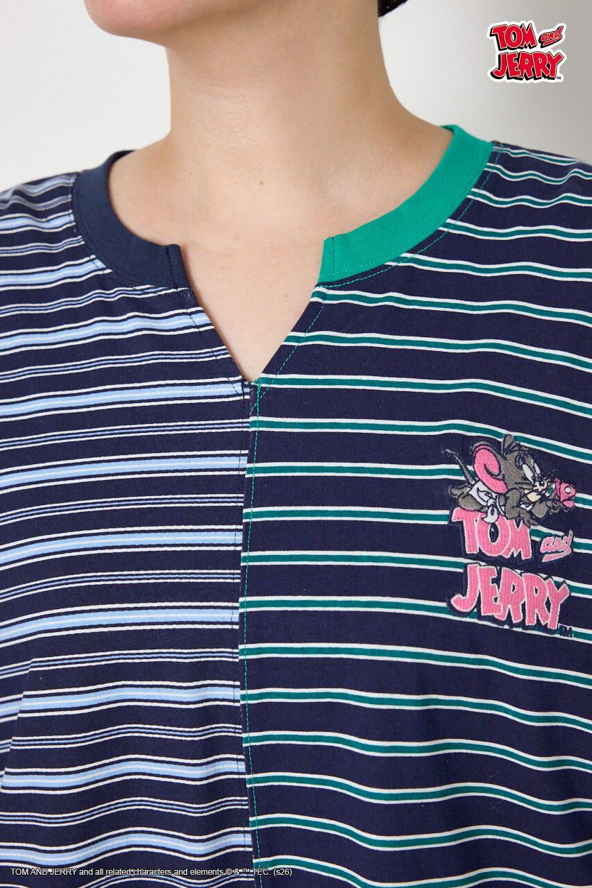 RODEO CROWNS「(TOM and JERRY)カスタムボーダーロンTEE」|Tシャツ・カットソー|