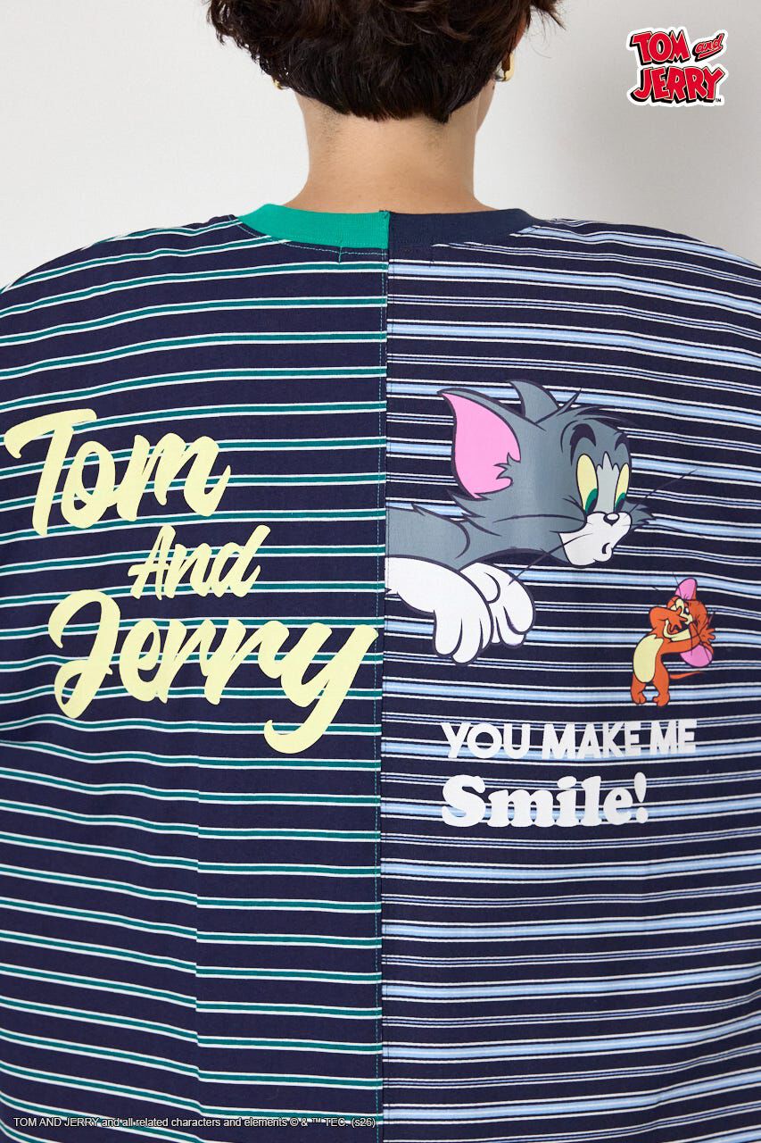 RODEO CROWNS「(TOM and JERRY)カスタムボーダーロンTEE」|Tシャツ・カットソー|