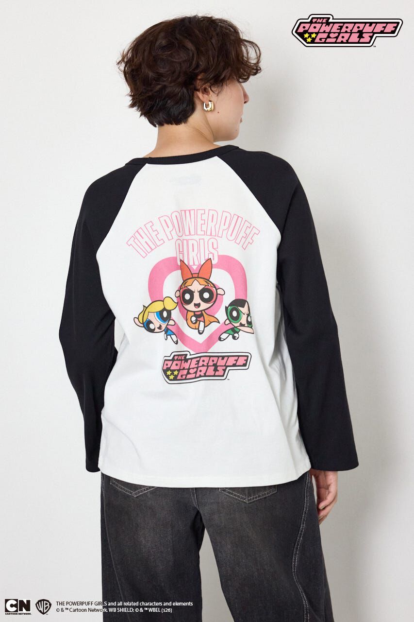 RODEO CROWNS「(パワーパフ ガールズ)ラグランロングスリーブTシャツ」|Tシャツ・カットソー|