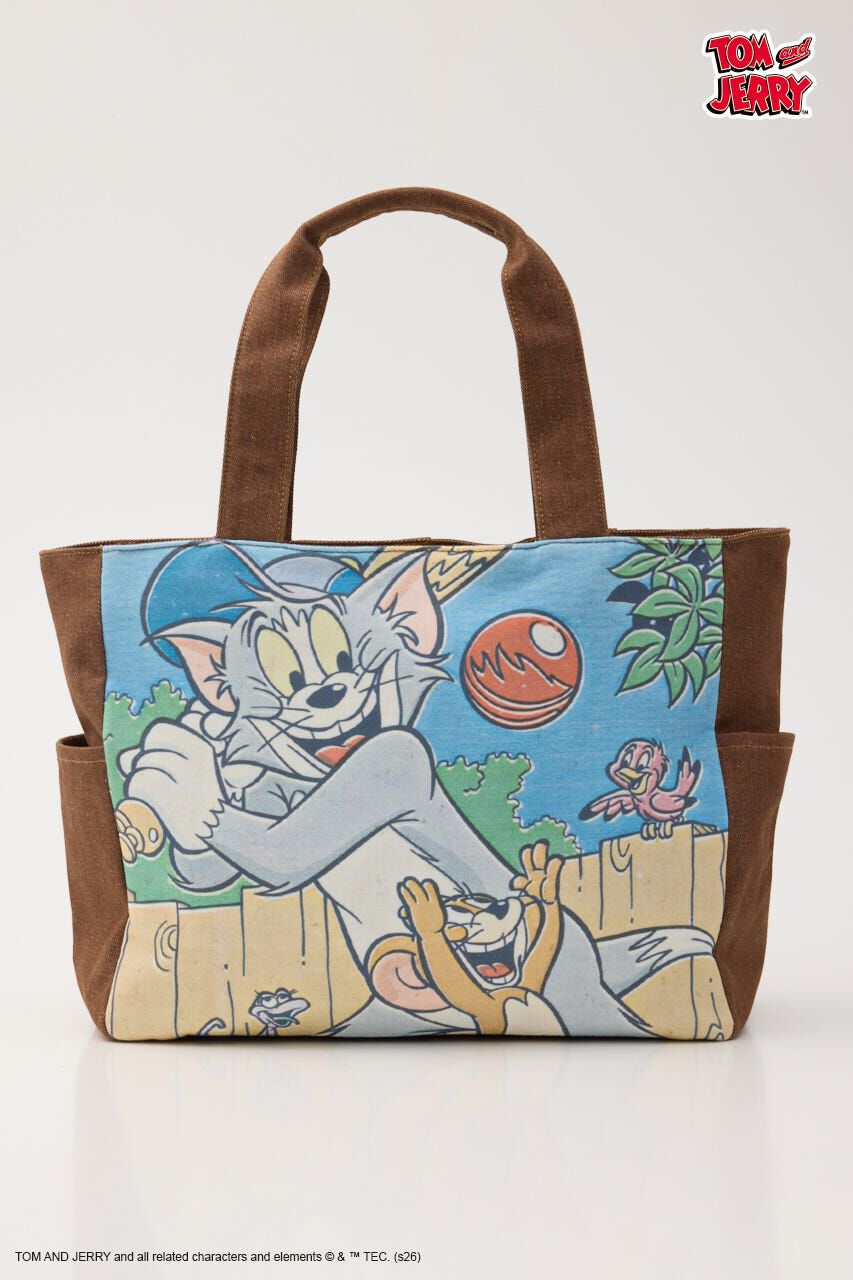 RODEO CROWNS「(TOM and JERRY)デニムドッキングトート」|その他|BRN