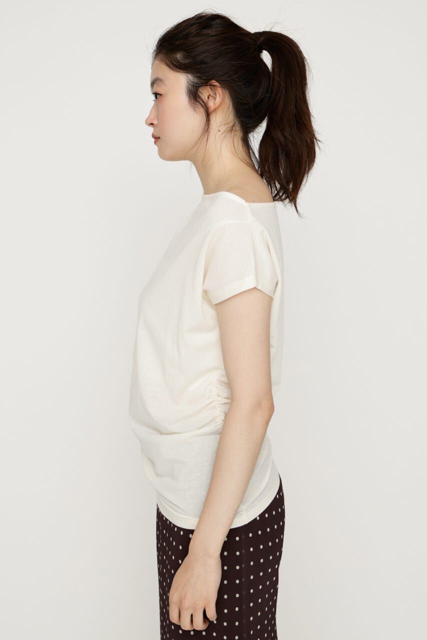 SLY「DEFORMED DRAPE トップス」|Tシャツ・カットソー|