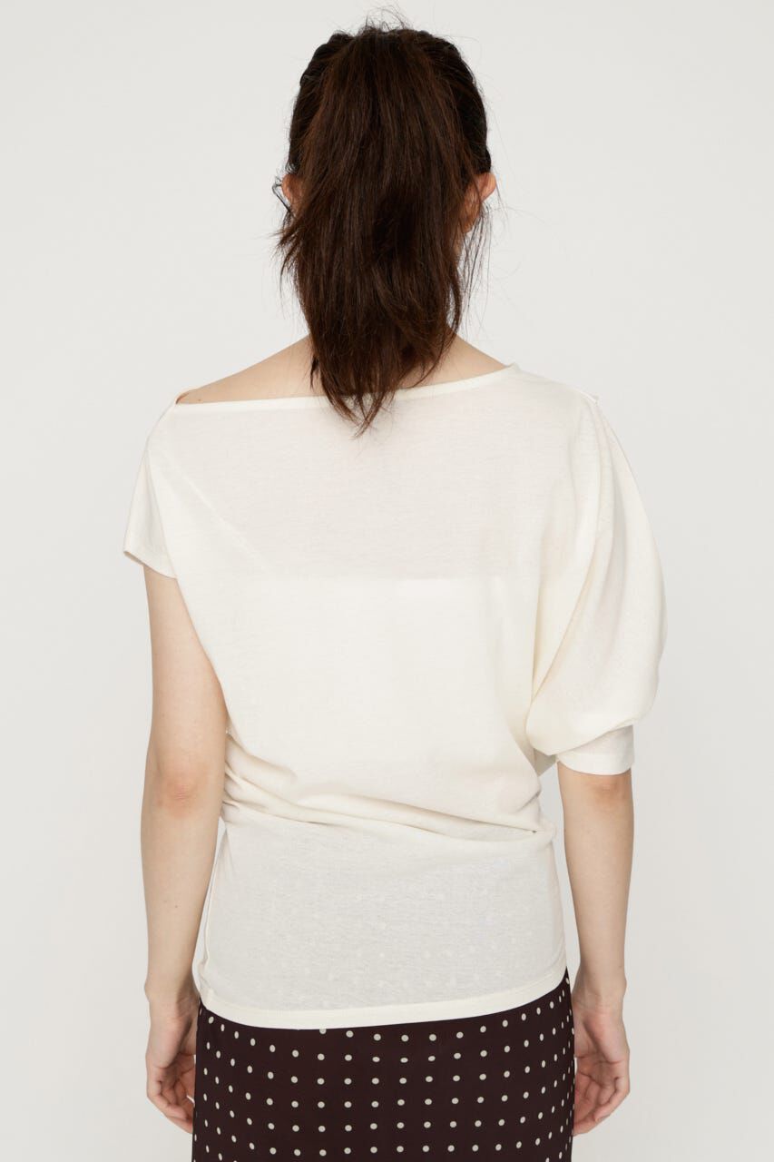 SLY「DEFORMED DRAPE トップス」|Tシャツ・カットソー|