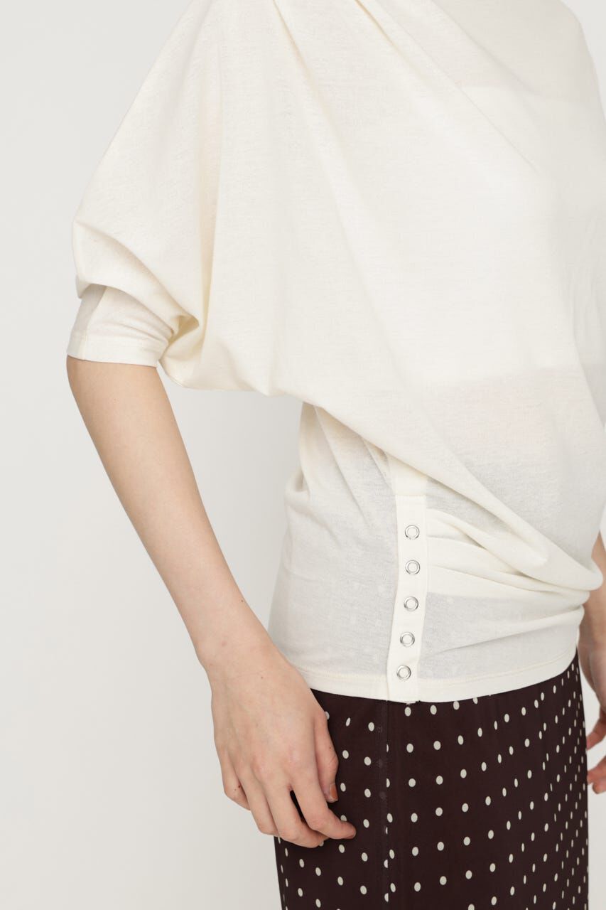 SLY「DEFORMED DRAPE トップス」|Tシャツ・カットソー|