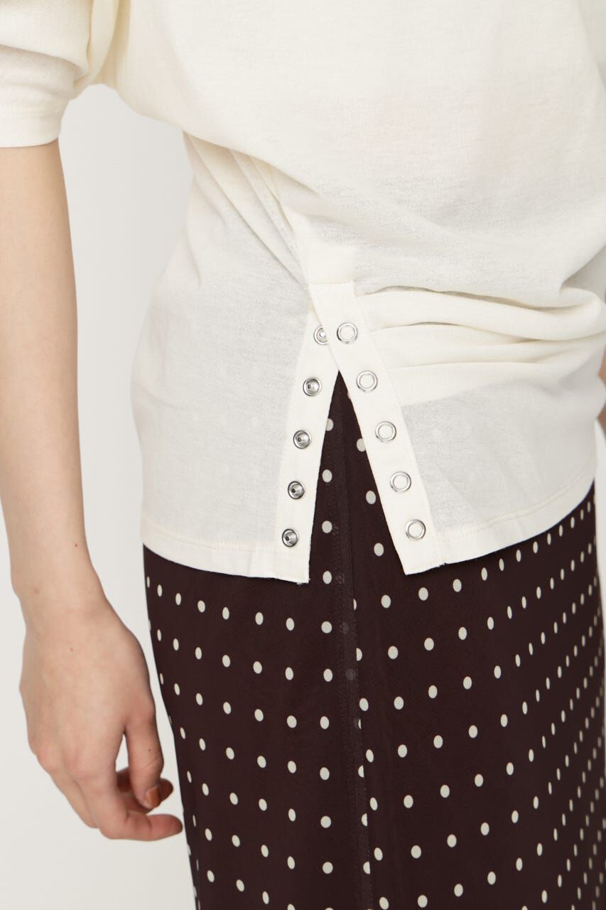 SLY「DEFORMED DRAPE トップス」|Tシャツ・カットソー|