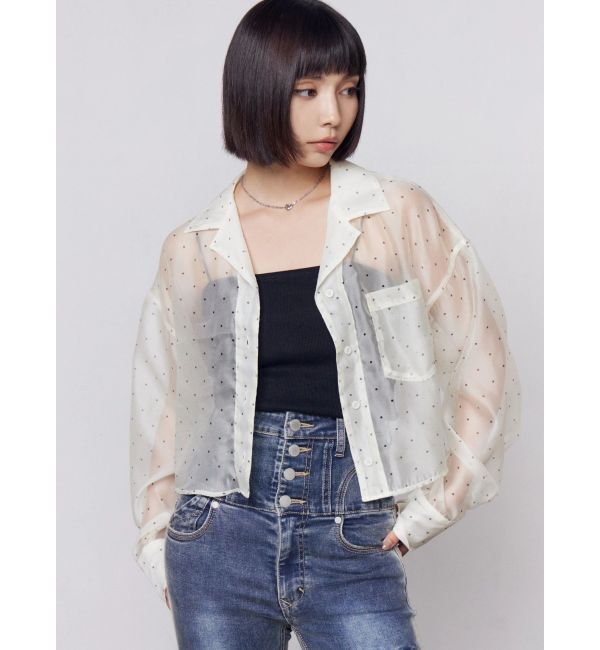 EMODA「【NEWカラー登場！】エアリーショートシャツ」|シャツ・ブラウス|